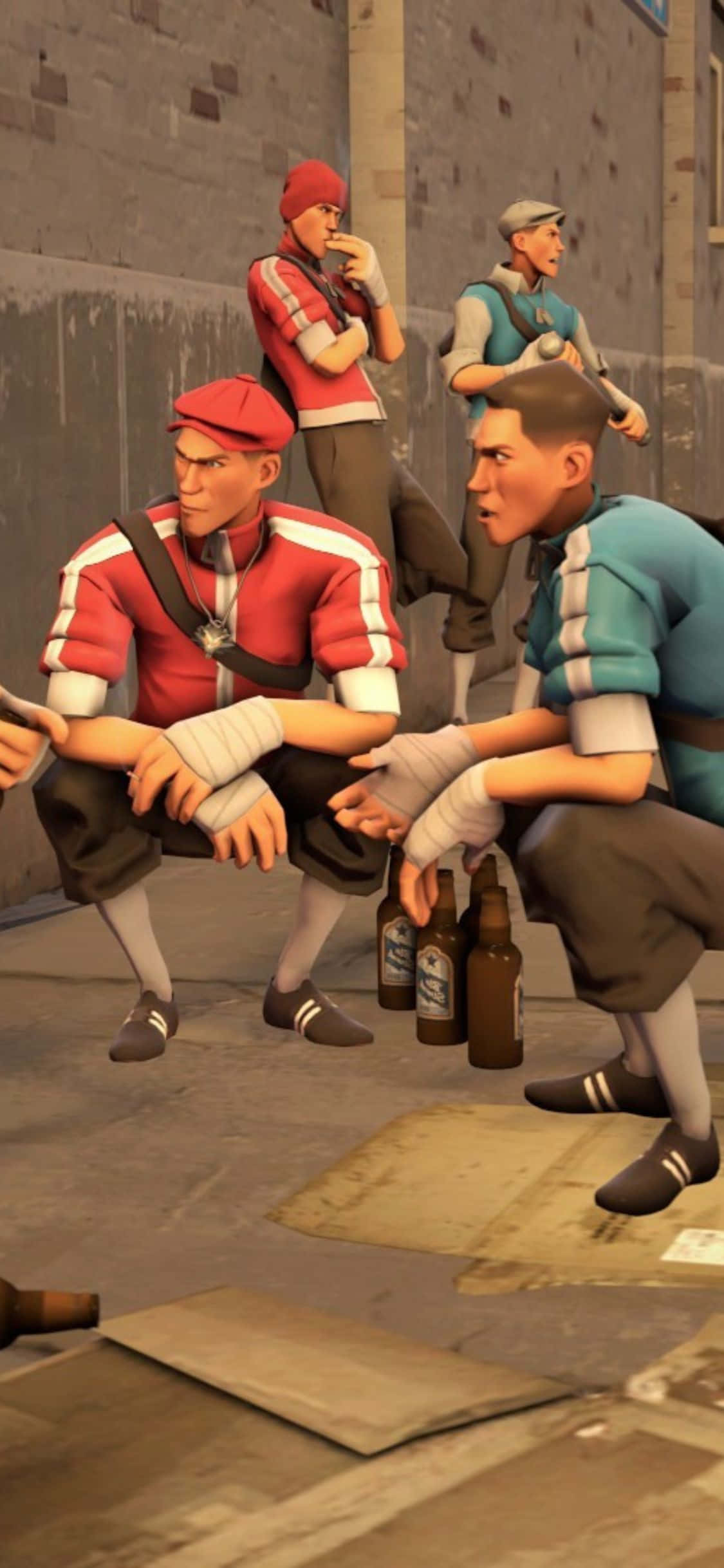 Team Fortress 2'ye en iyi oyun akıllı telefonuyla dalın Duvar Kağıdı