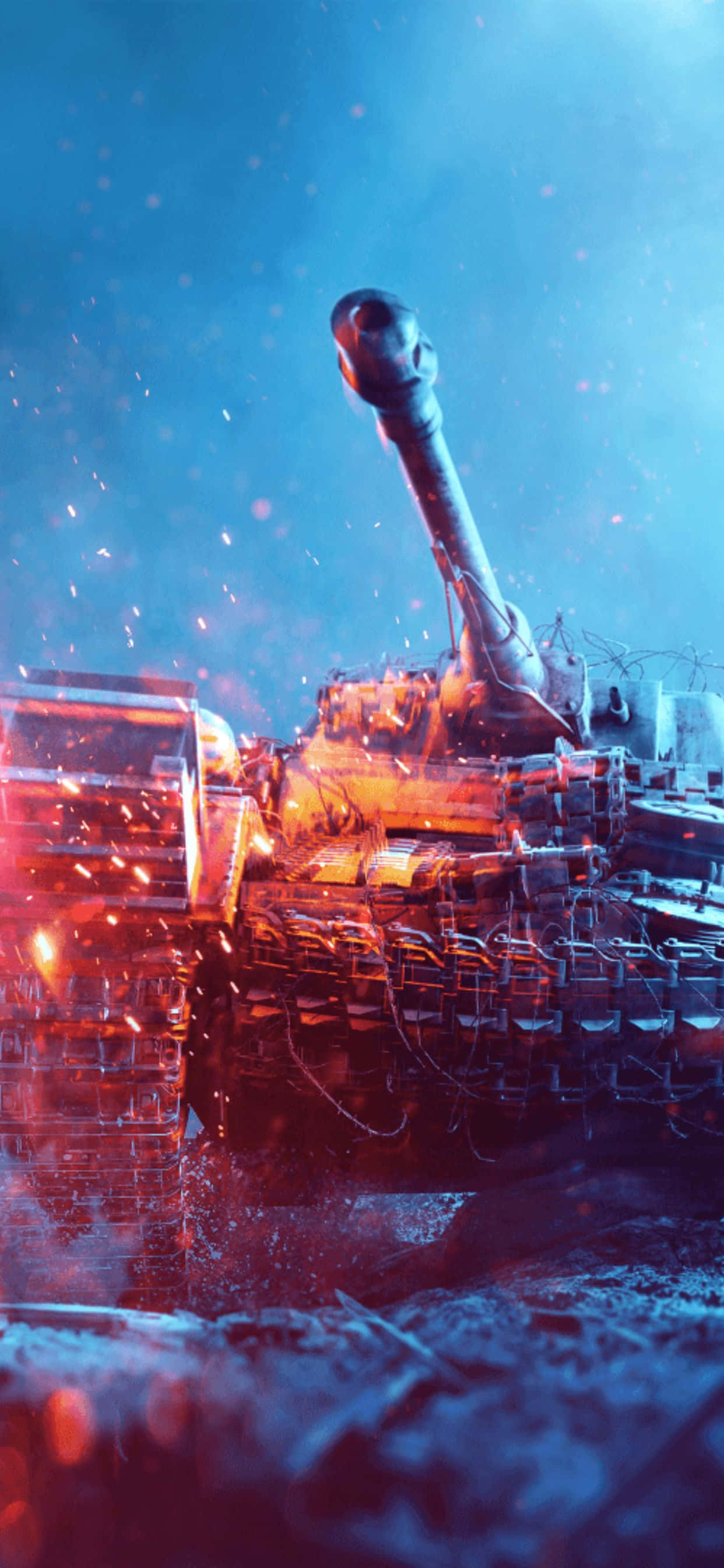 Tehditkar Bir Battlefield V Sahnesi Duvar Kağıdı