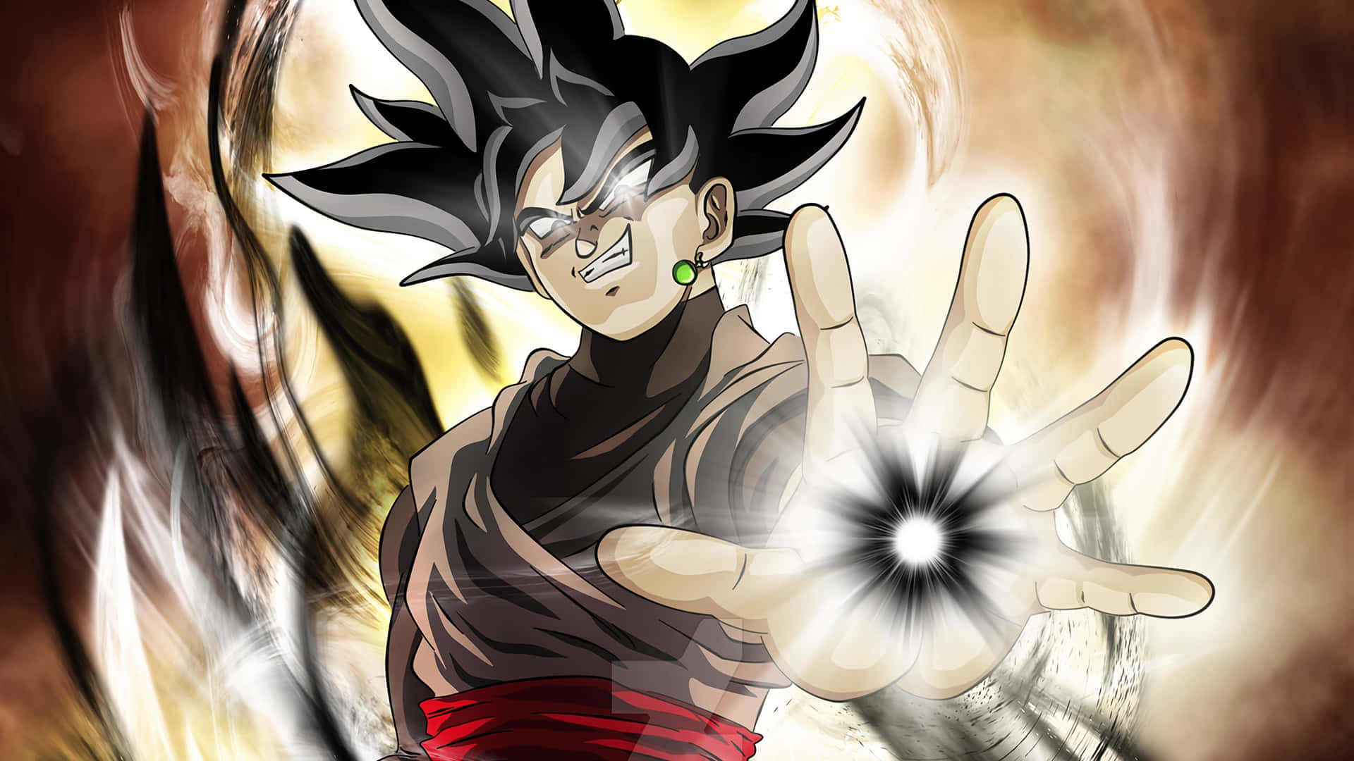 Tehditkar Goku Black - Dragon Ball Super Duvar Kağıdı