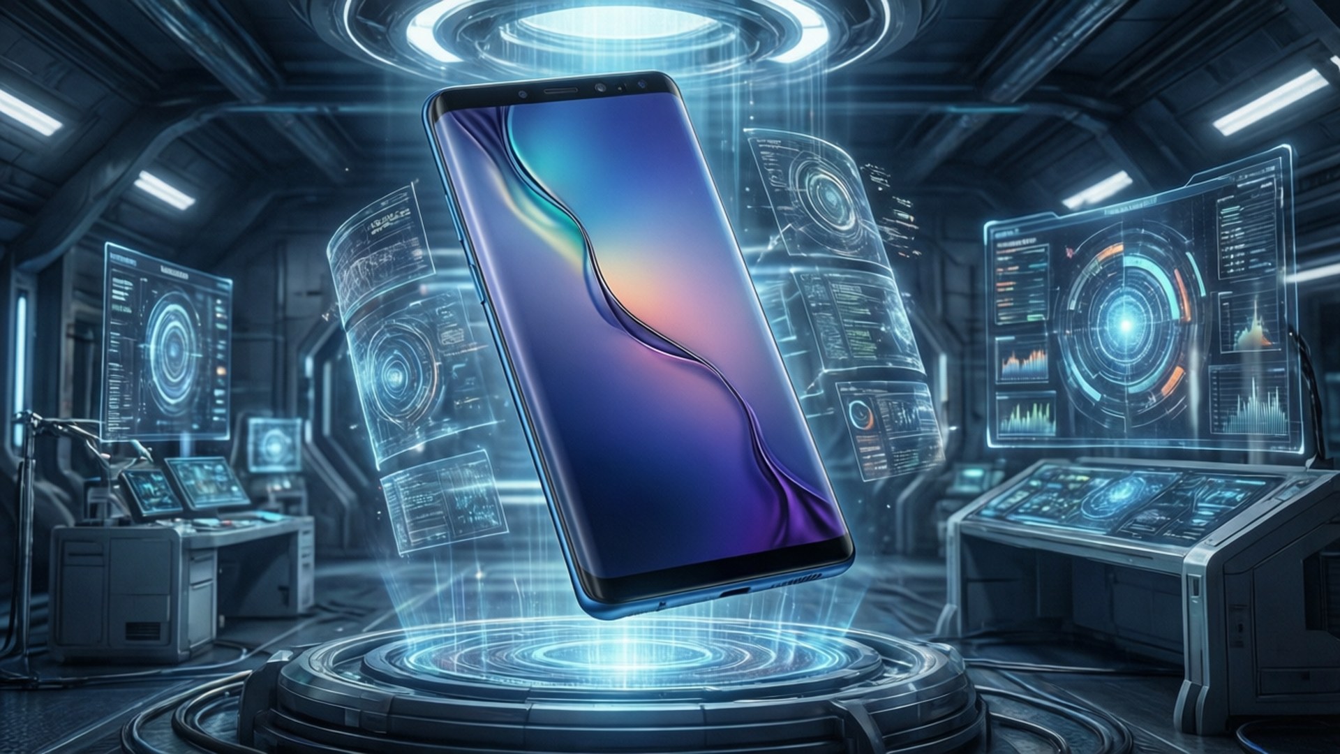 Teknoloji Laboratuvarı Galaxy S10 Duvar Kağıdı