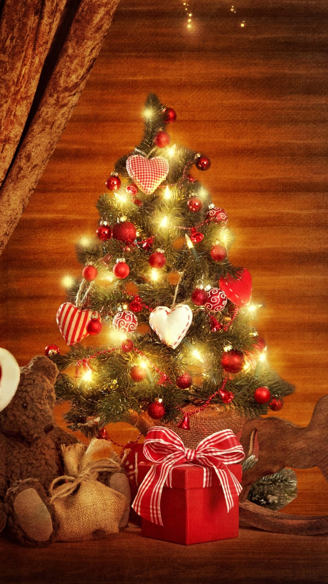 Telefonunda Noel Ruhunun Tadını Çıkar Duvar Kağıdı