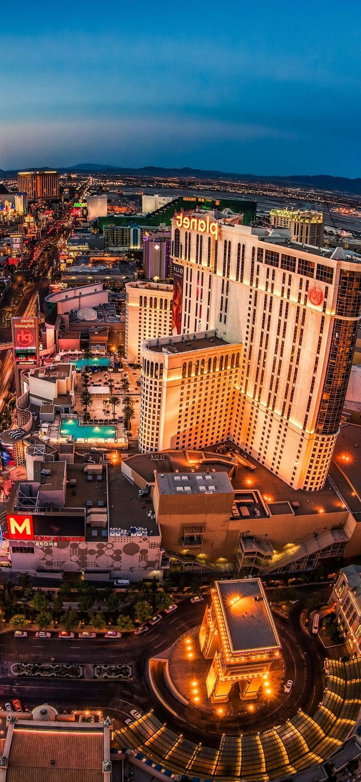 Telefonunuzda Las Vegas manzaralarının keyfini çıkarın Duvar Kağıdı