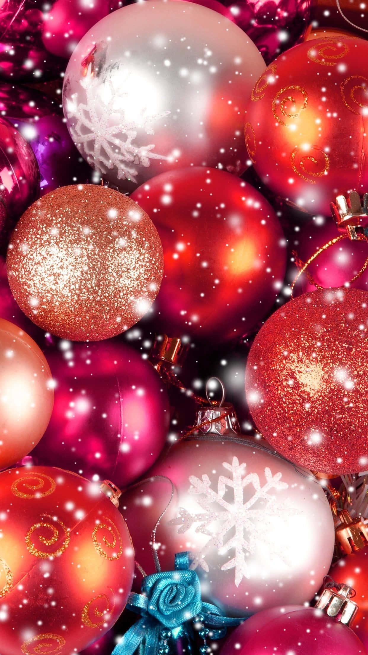 Telefonunuzu bu şenlikli Noel telefon arka planıyla tatil sezonuna hazırlayın! Duvar Kağıdı