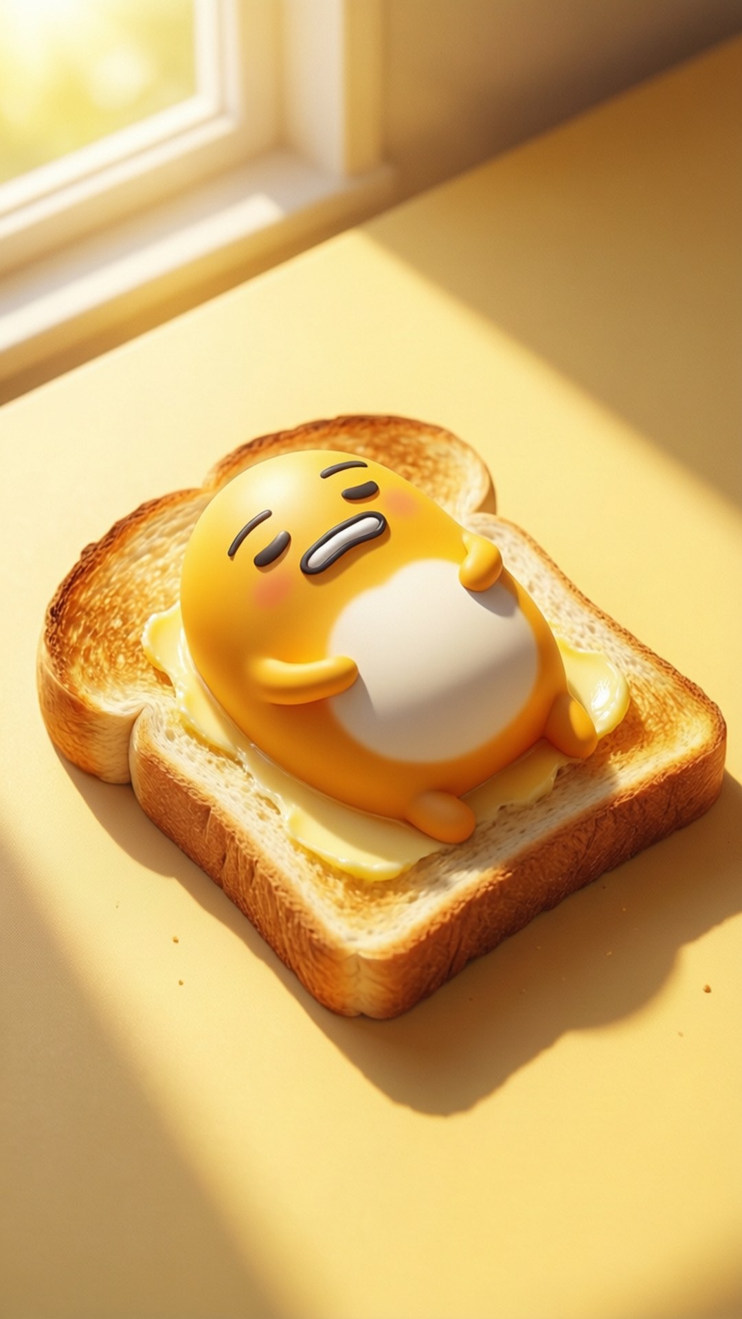 Tembel Gudetama Tost Duvar Kağıdı