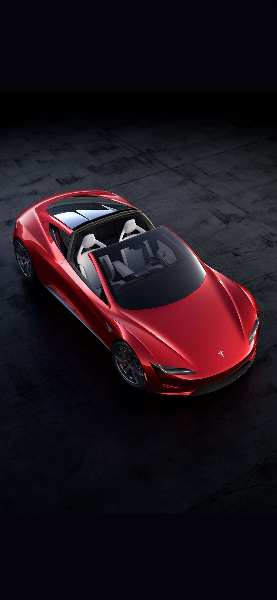 Tesla Havadan Görünüm iPhone Duvar Kağıdı