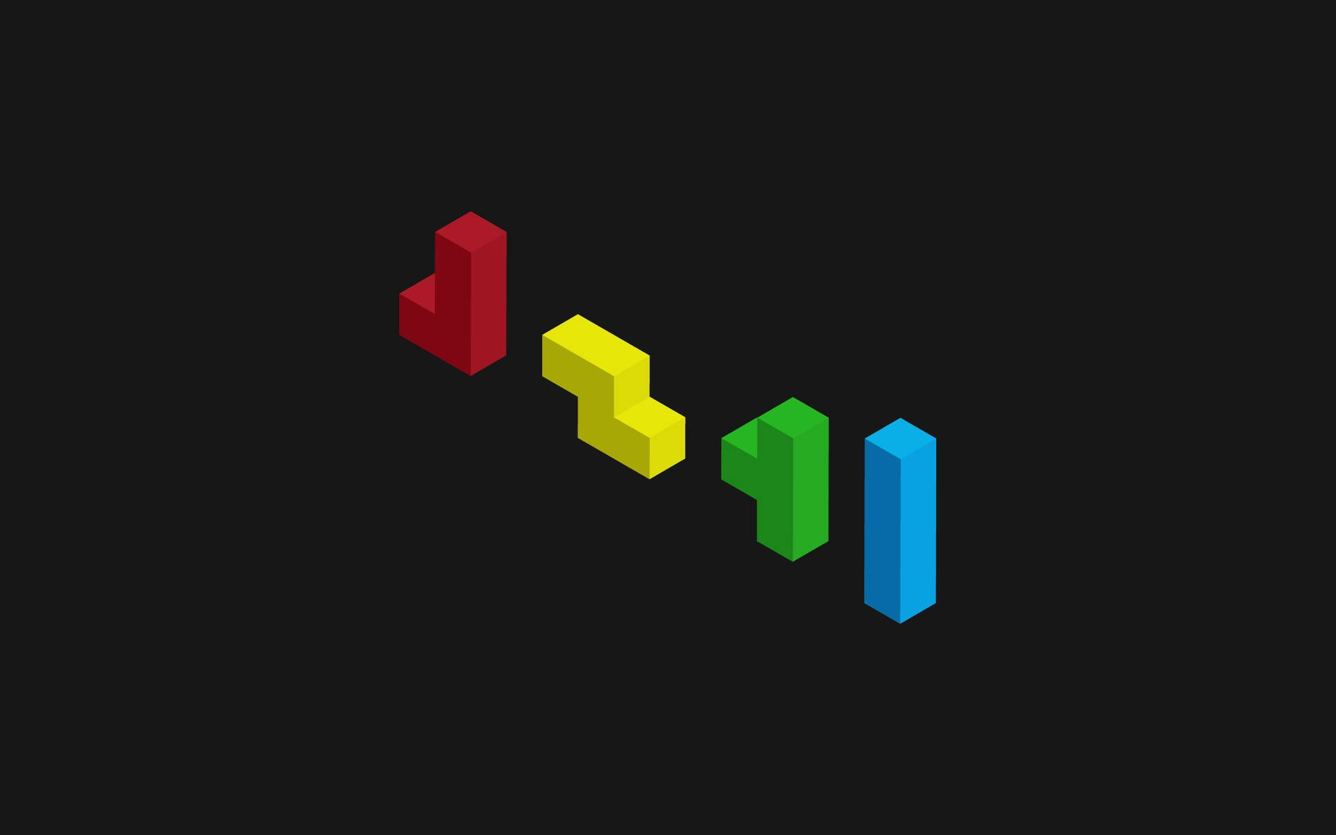 Tetris Oyun Blokları duvar kağıdı