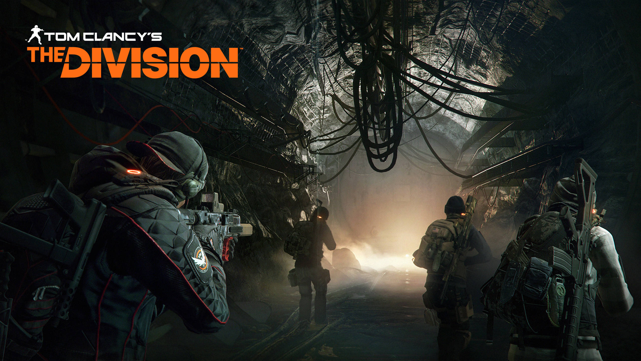 The Division 4K Askerler Karanlık Ormanda Duvar Kağıdı