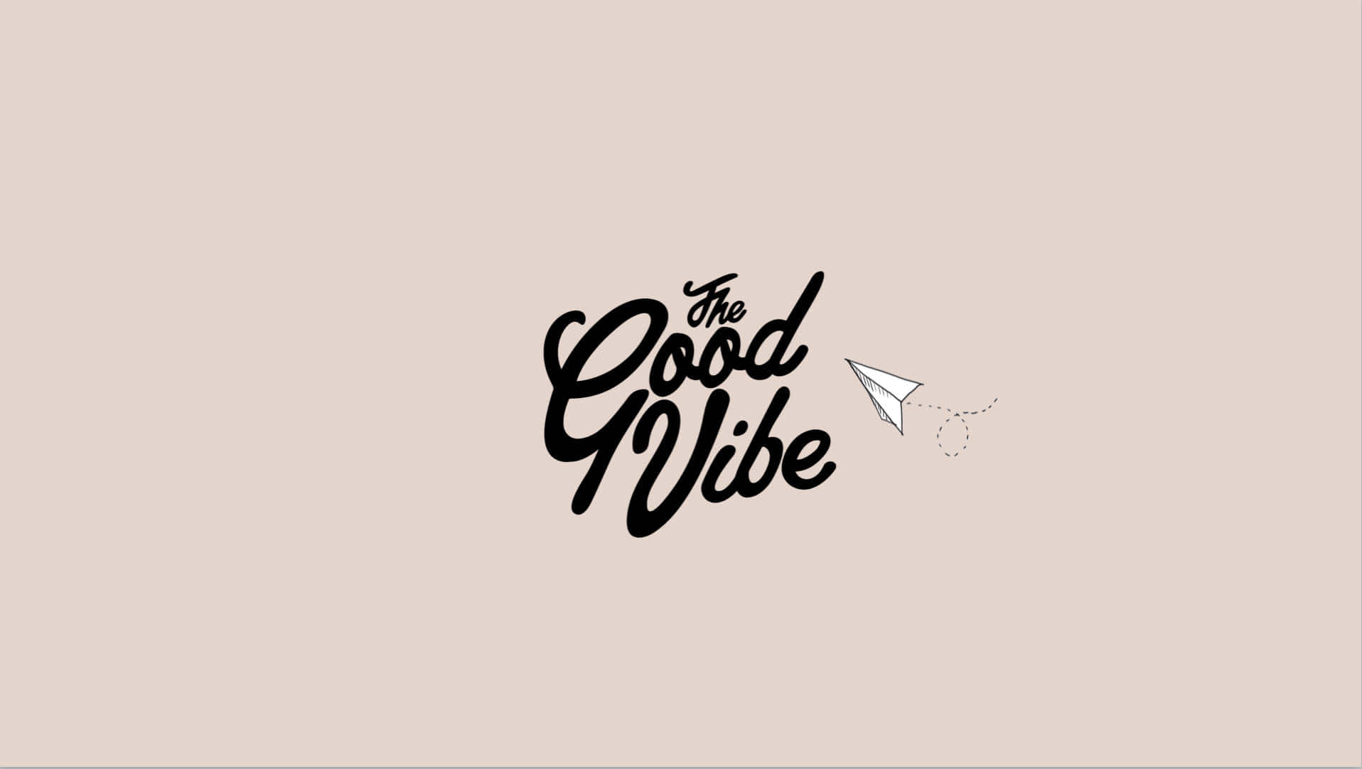 The Good Vibe Logosu Duvar Kağıdı