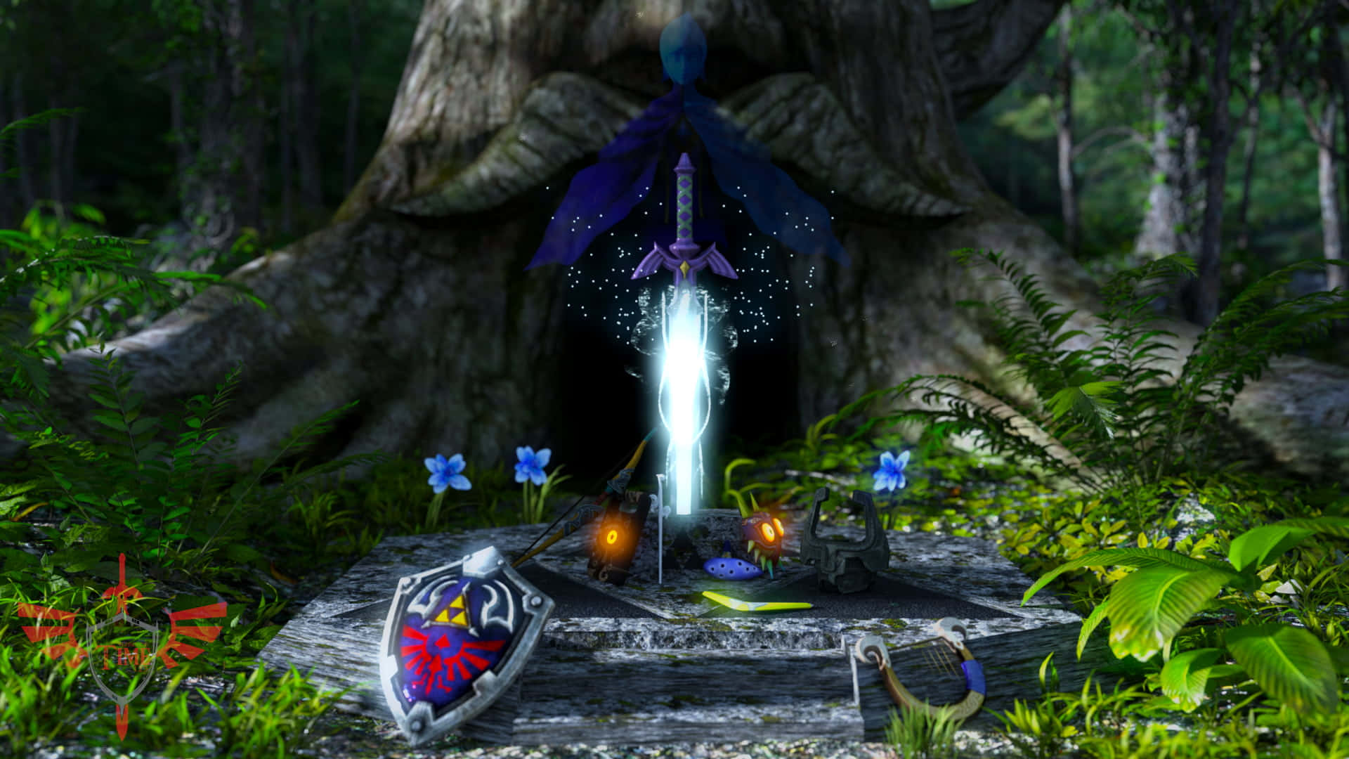 The Legend of Zelda Hyrule'de — Zelda efsanesi GIF Duvar Kağıdı