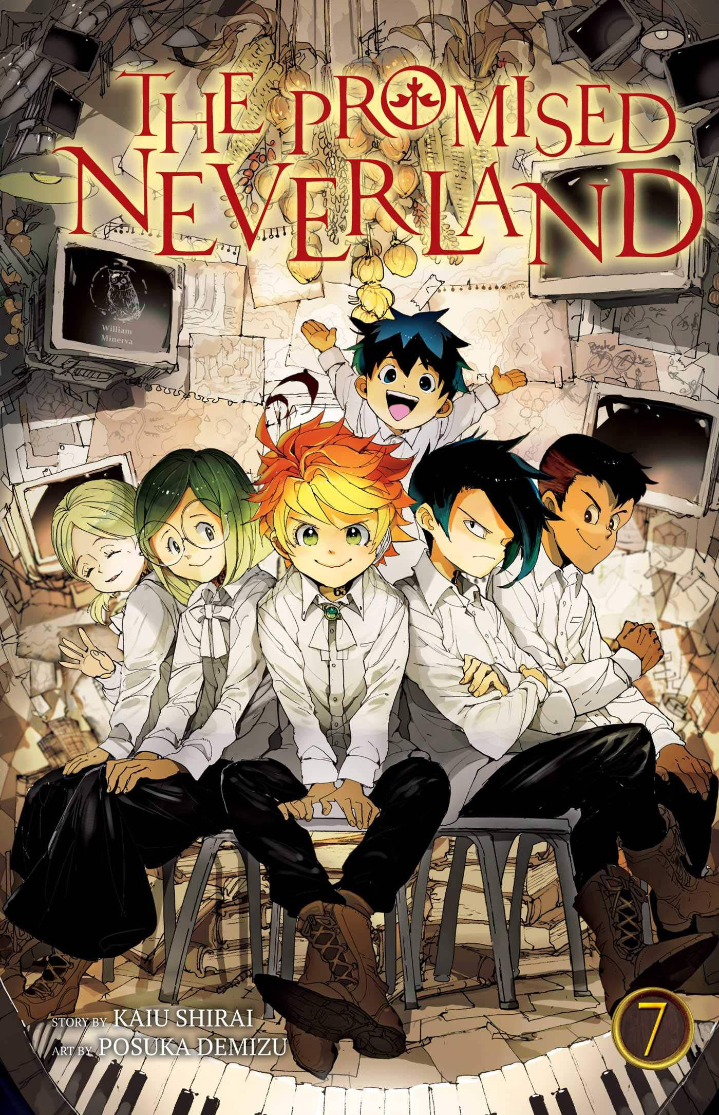 The Promised Neverland Cilt 7 Kapağı Duvar Kağıdı