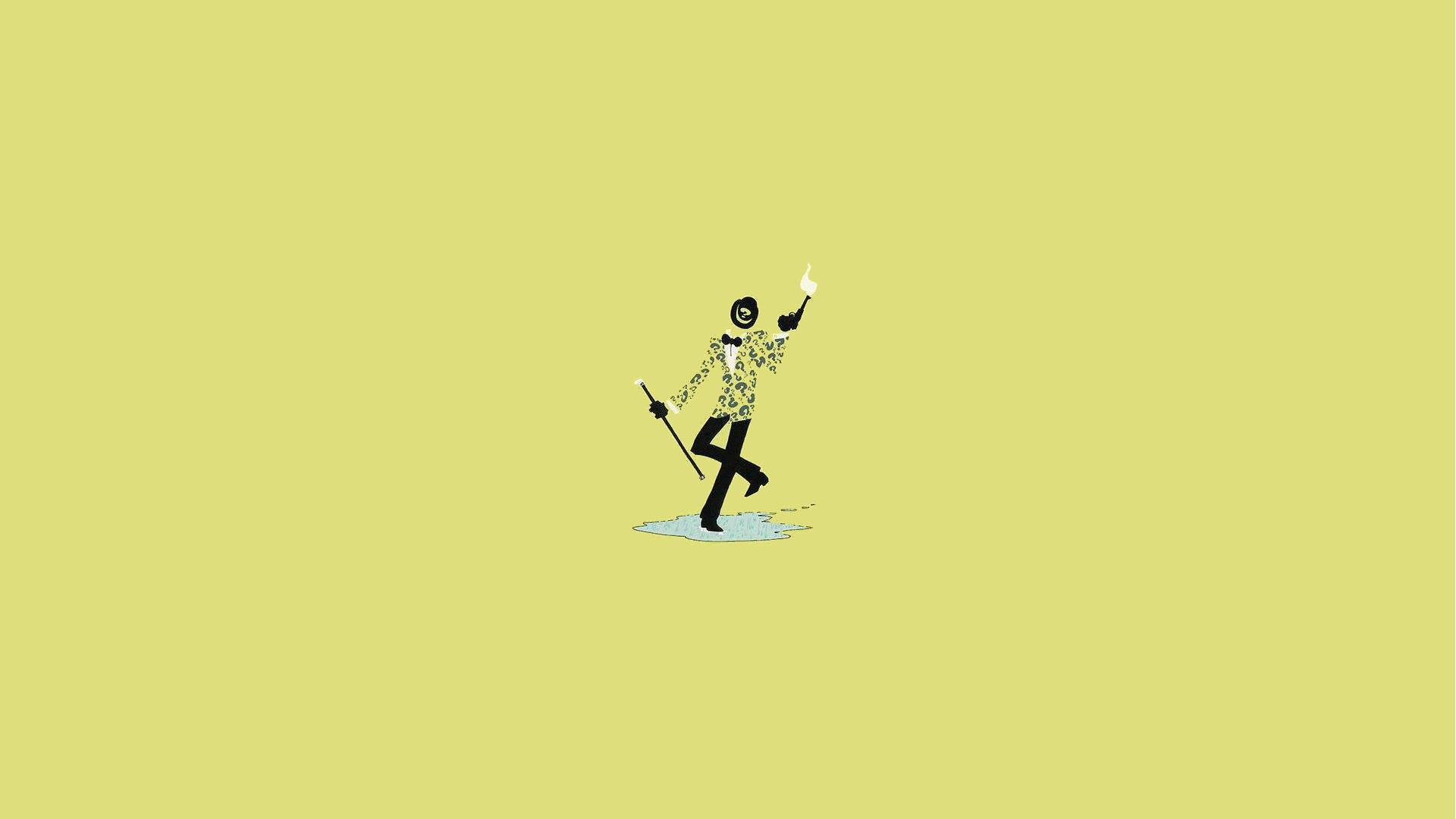 The Riddler Long Halloween Minimalist Estetik Dizüstü Bilgisayar Duvar Kağıdı