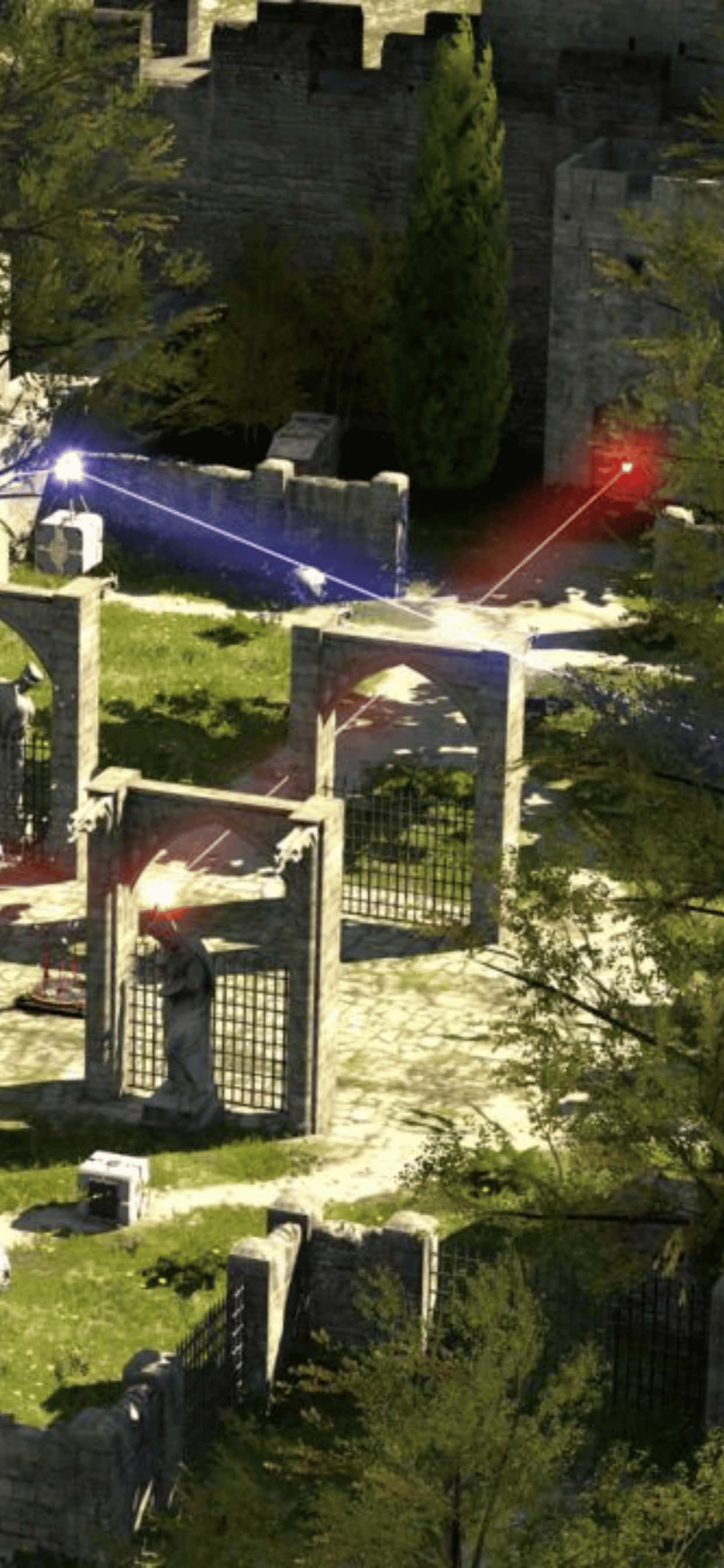 The Talos Principle Oyununun iPhone XS Max Ekranında Yakalanan Yoğun Parlaklığı Duvar Kağıdı
