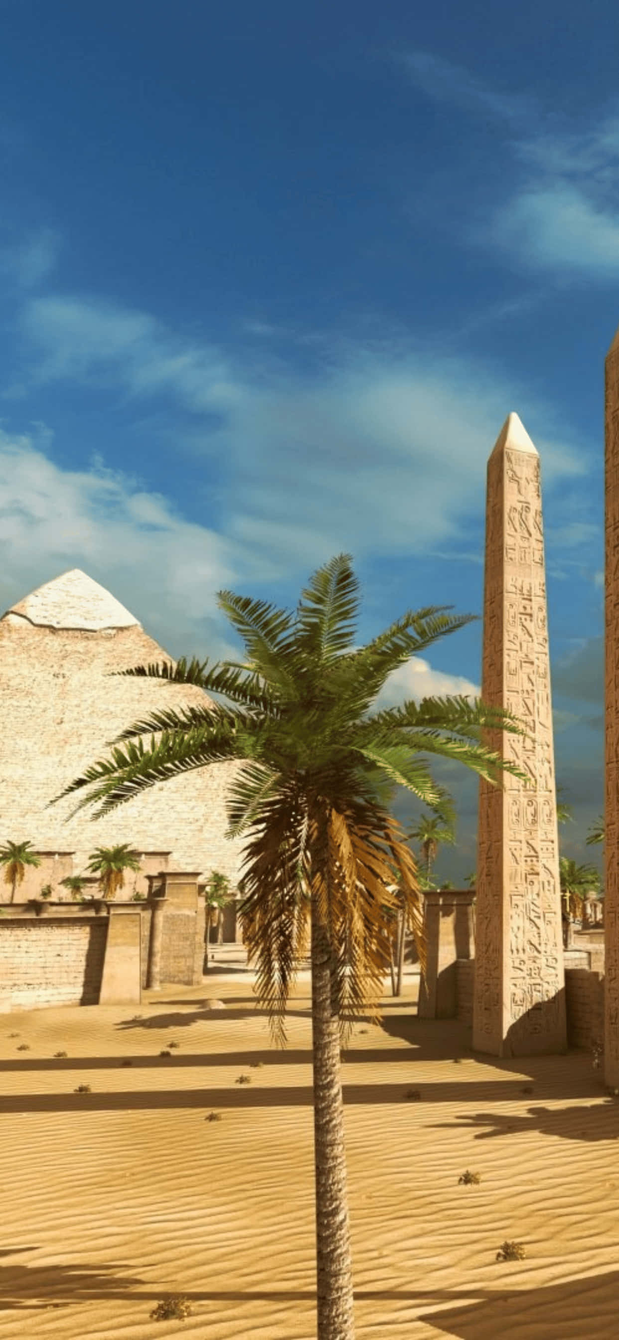 The Talos Principle'dan Bir Sahneyi Tasvir Eden Büyüleyici iPhone XS Max Duvar Kağıdı