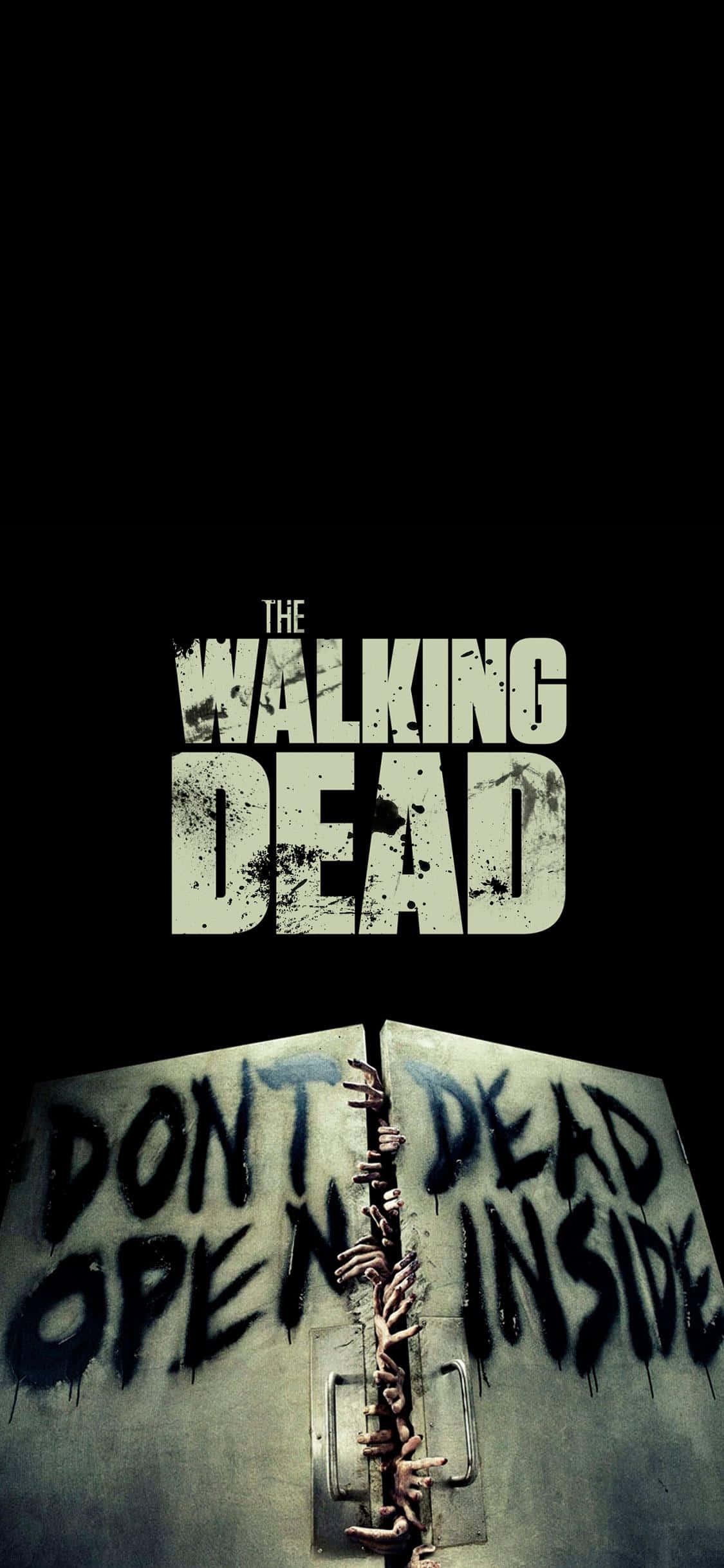 The Walking Dead ile iPhone'unda ölümsüzlerden kork Duvar Kağıdı