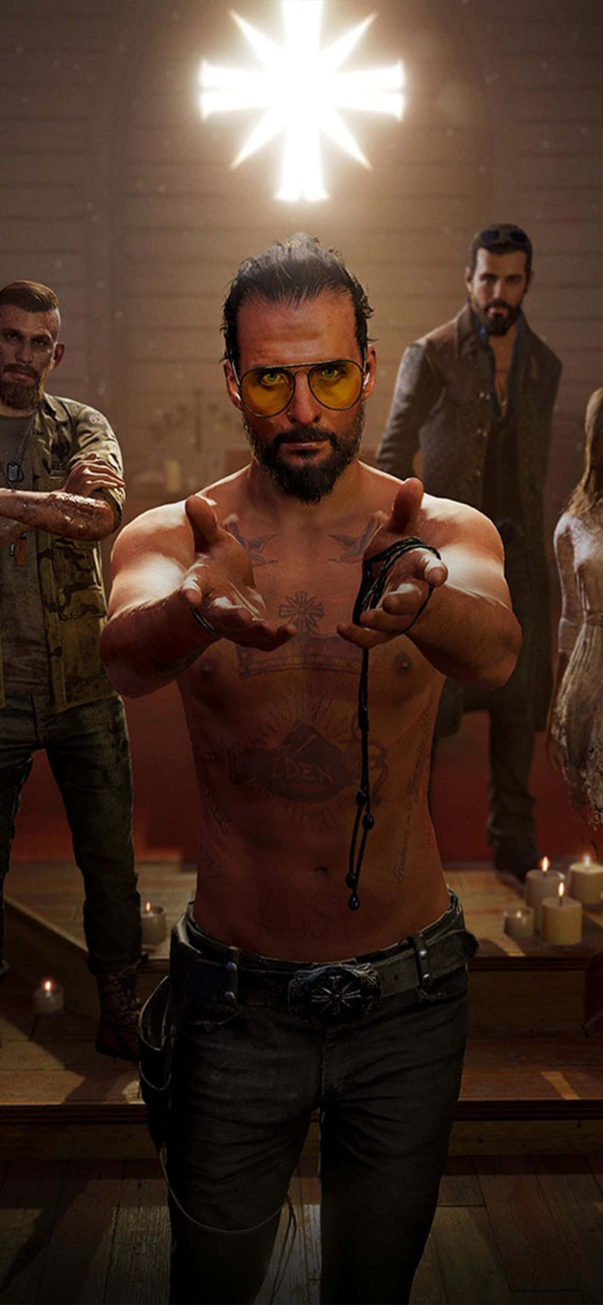 the walking dead - silahlı bir adam Duvar Kağıdı