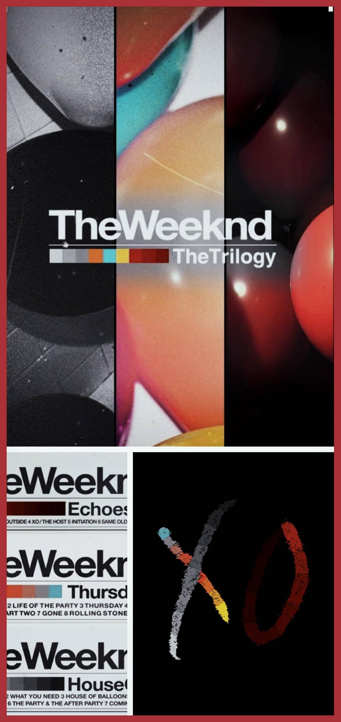 The Weeknd Üçleme Kolajı Duvar Kağıdı