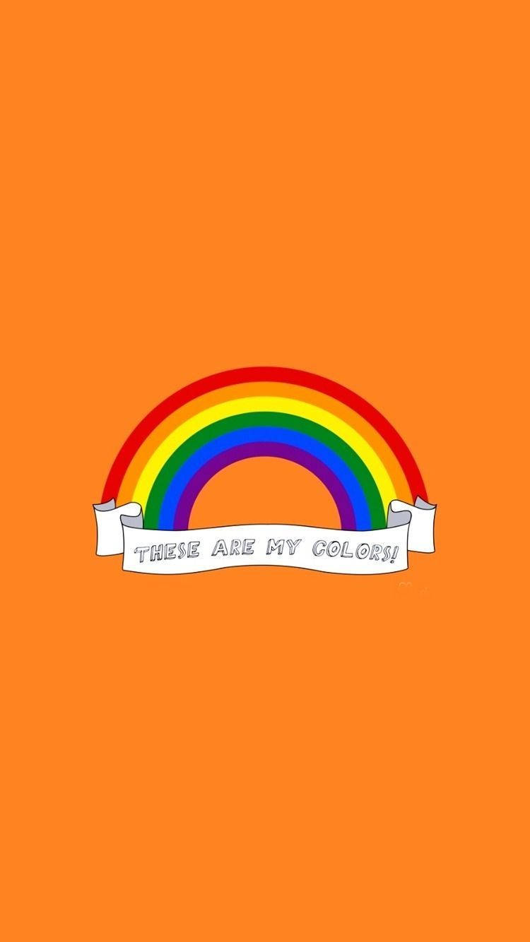 These Are My Colors Estetik LGBT Duvar Kağıdı