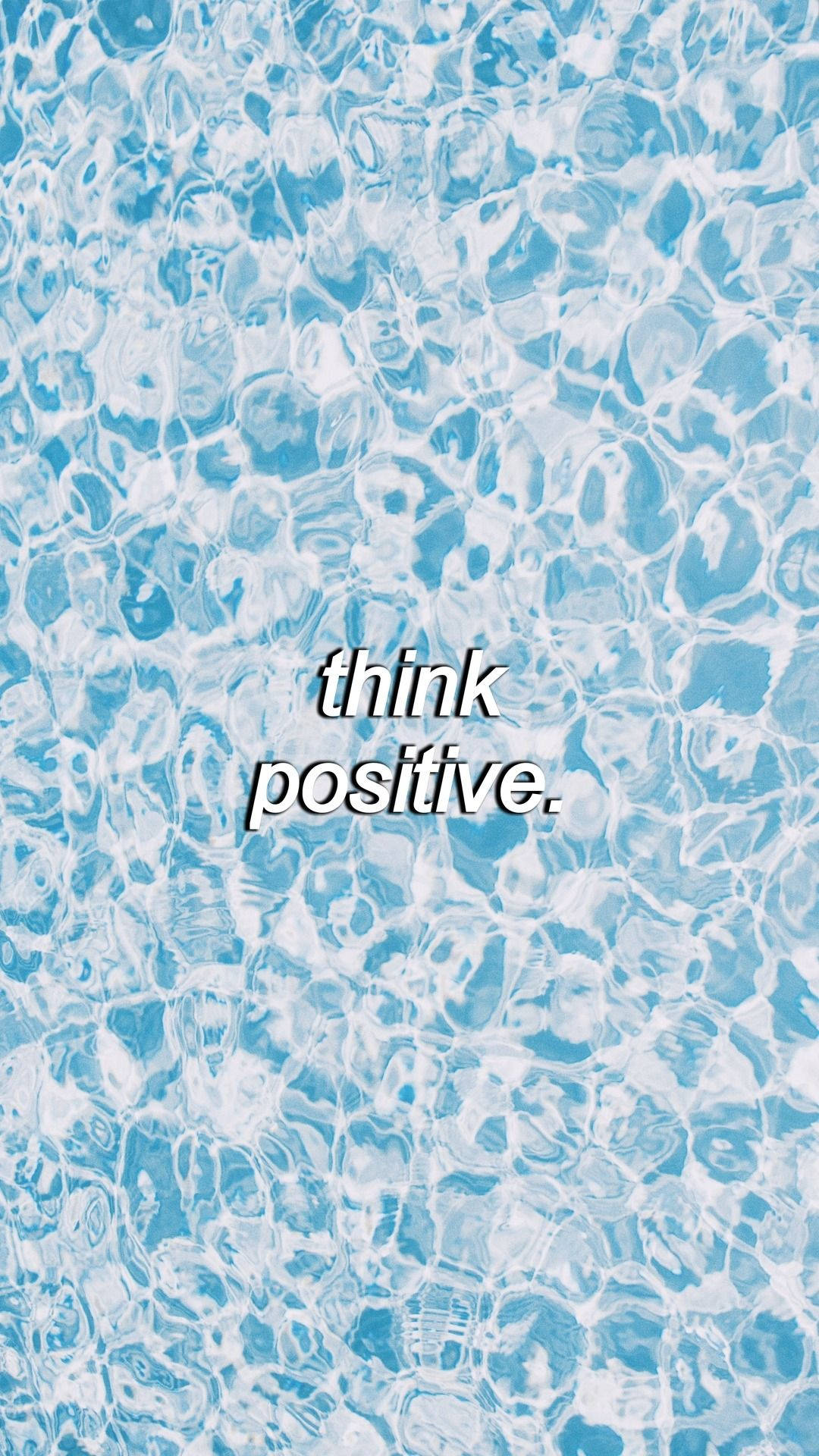 Think Positive iPhone Estetiği Duvar Kağıdı