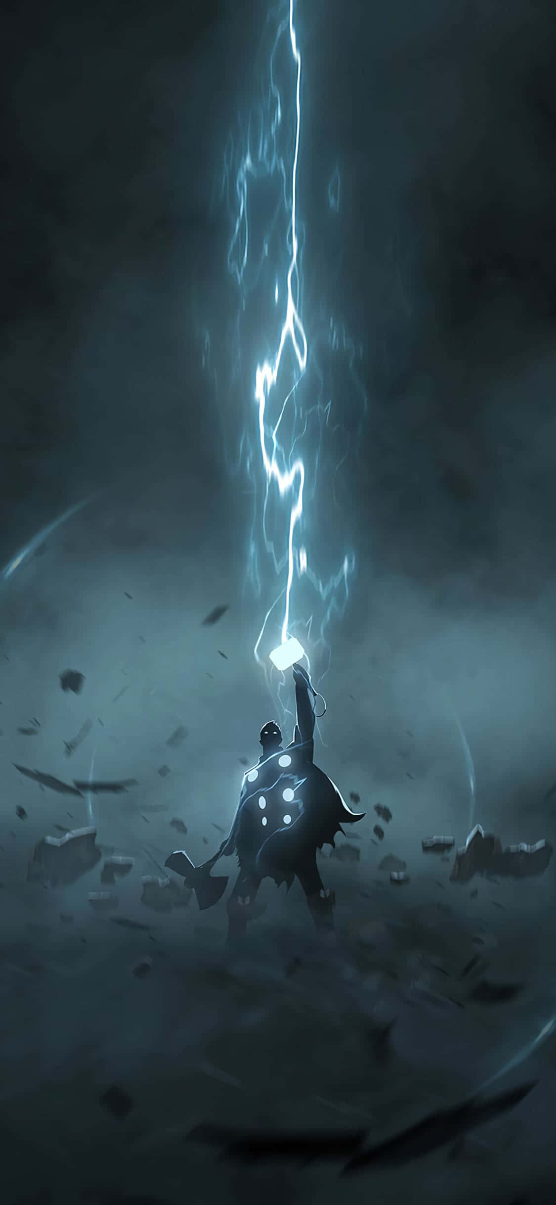 Thor, Gök Gürültüsü Tanrısı, Savaşa Hazır Bekliyor Duvar Kağıdı