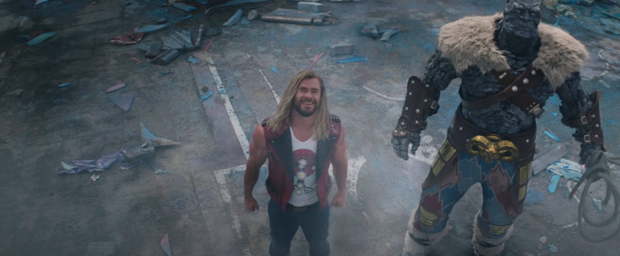 Thor Love And Thunder Kaya Canavarı Duvar Kağıdı