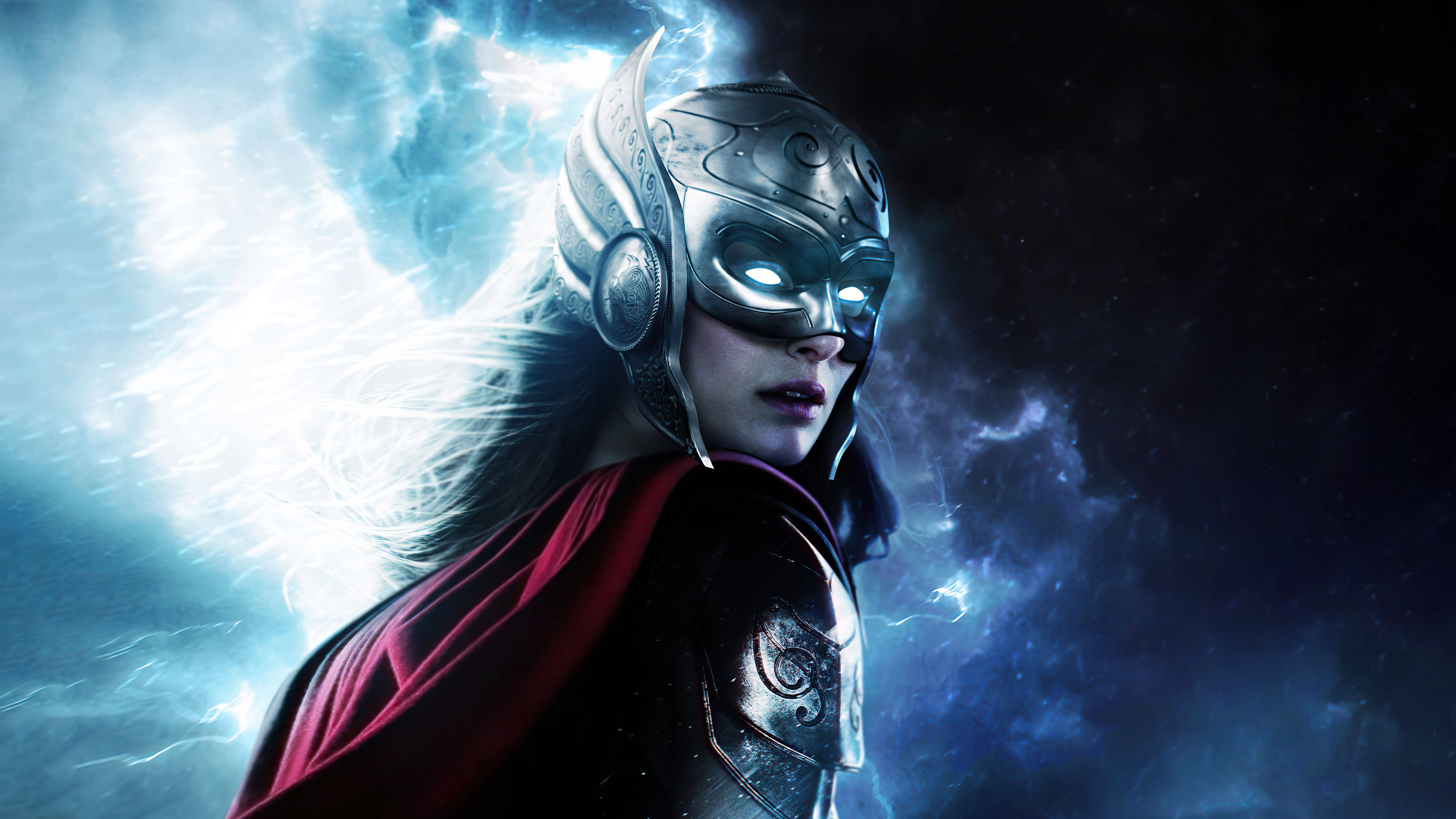 Thor Love And Thunder Jane Zırhı Duvar Kağıdı