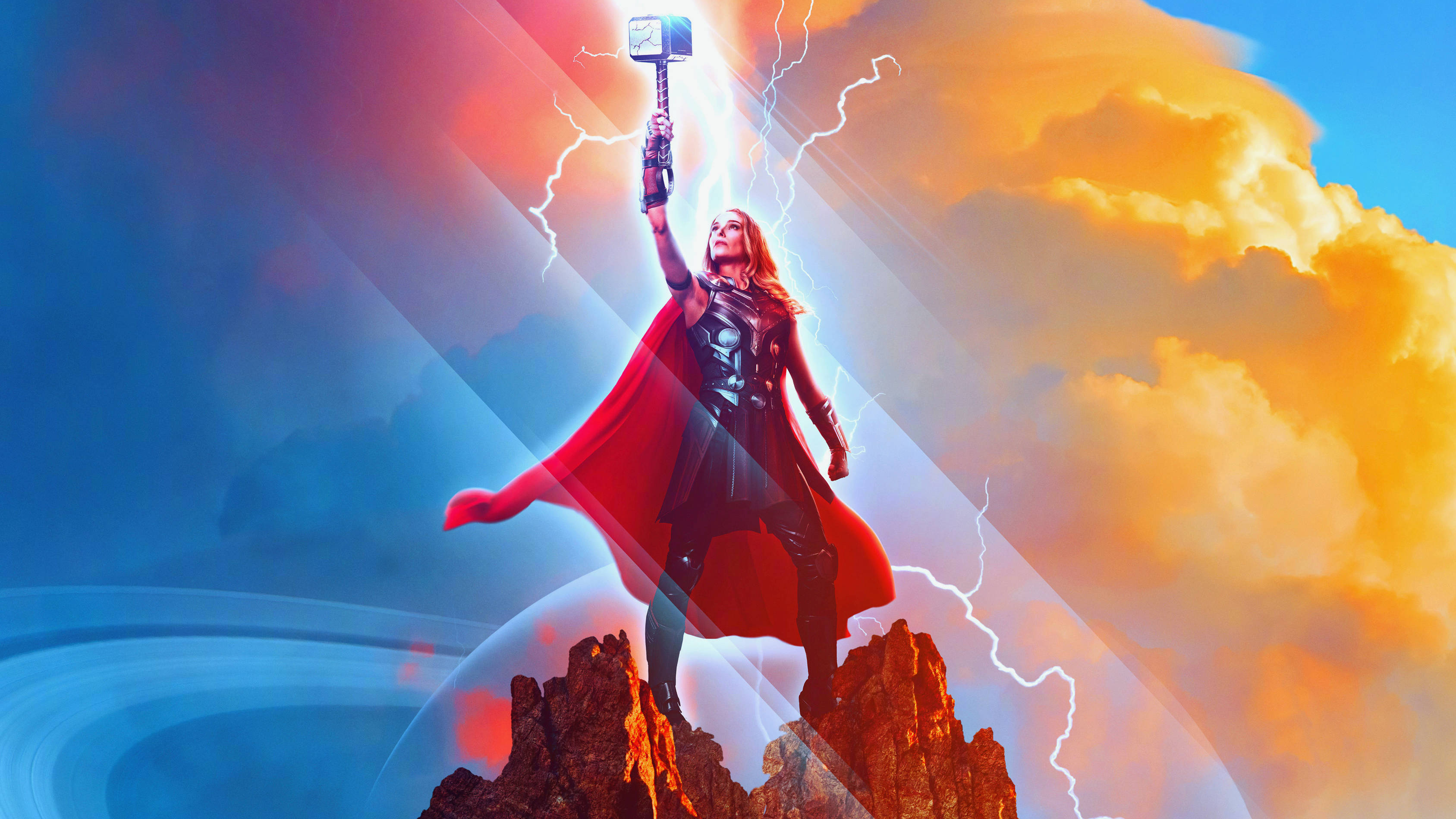 Thor Love And Thunder Jane Foster Sanatı Duvar Kağıdı