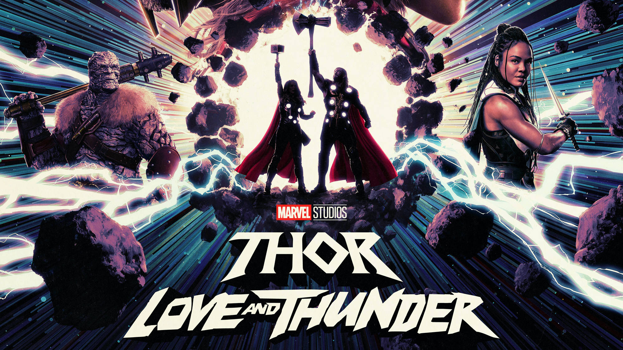 Thor Love And Thunder Film Sanatı Duvar Kağıdı