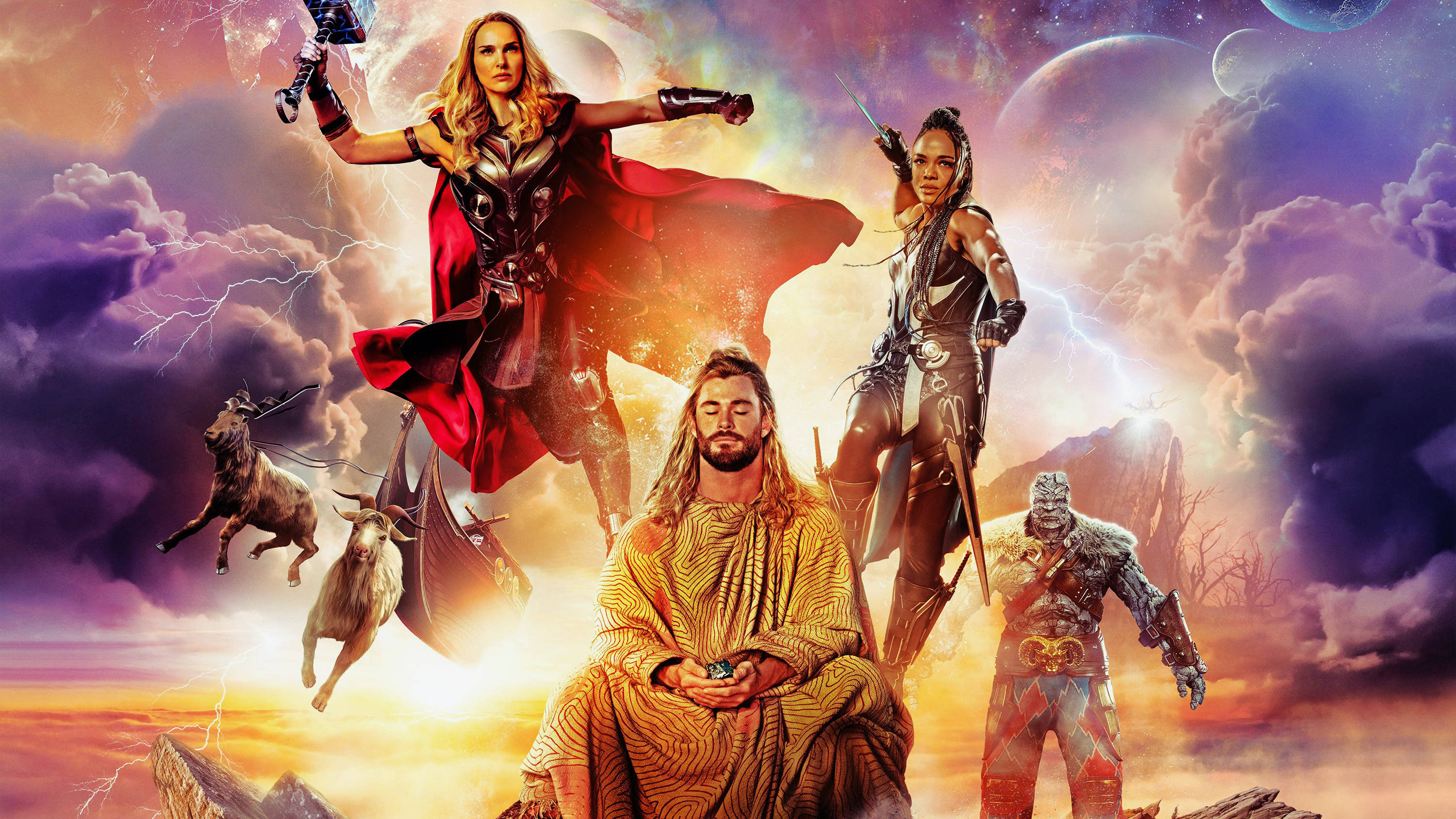 Thor Love And Thunder Ana Kadro Duvar Kağıdı