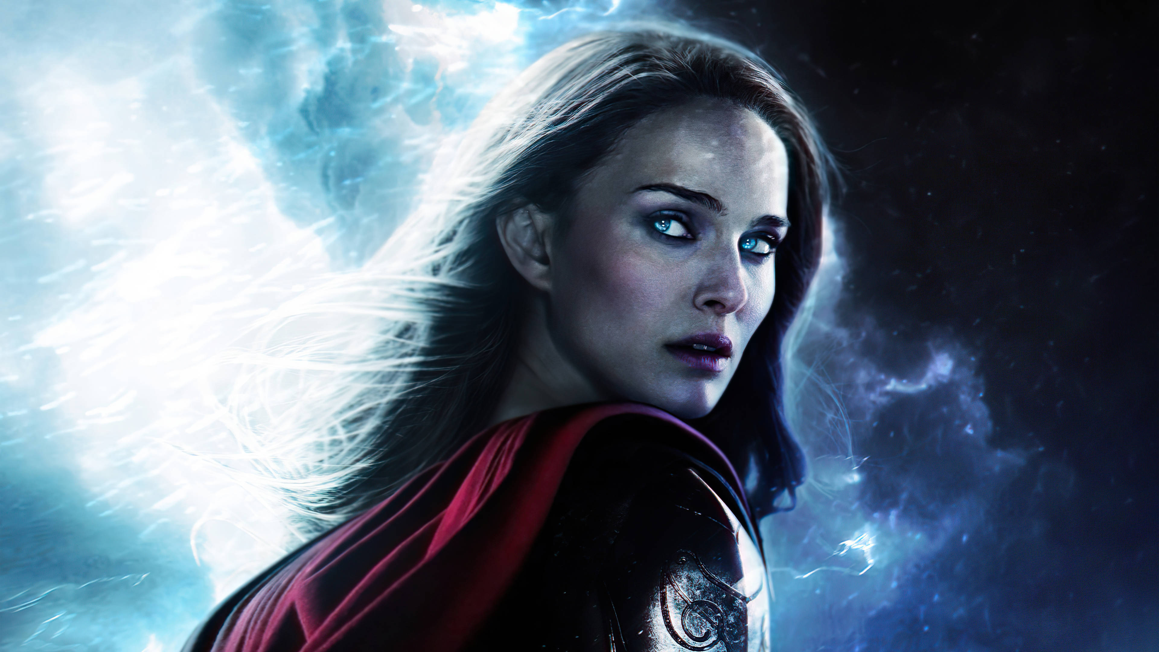 Thor Love And Thunder Çarpıcı Jane Duvar Kağıdı