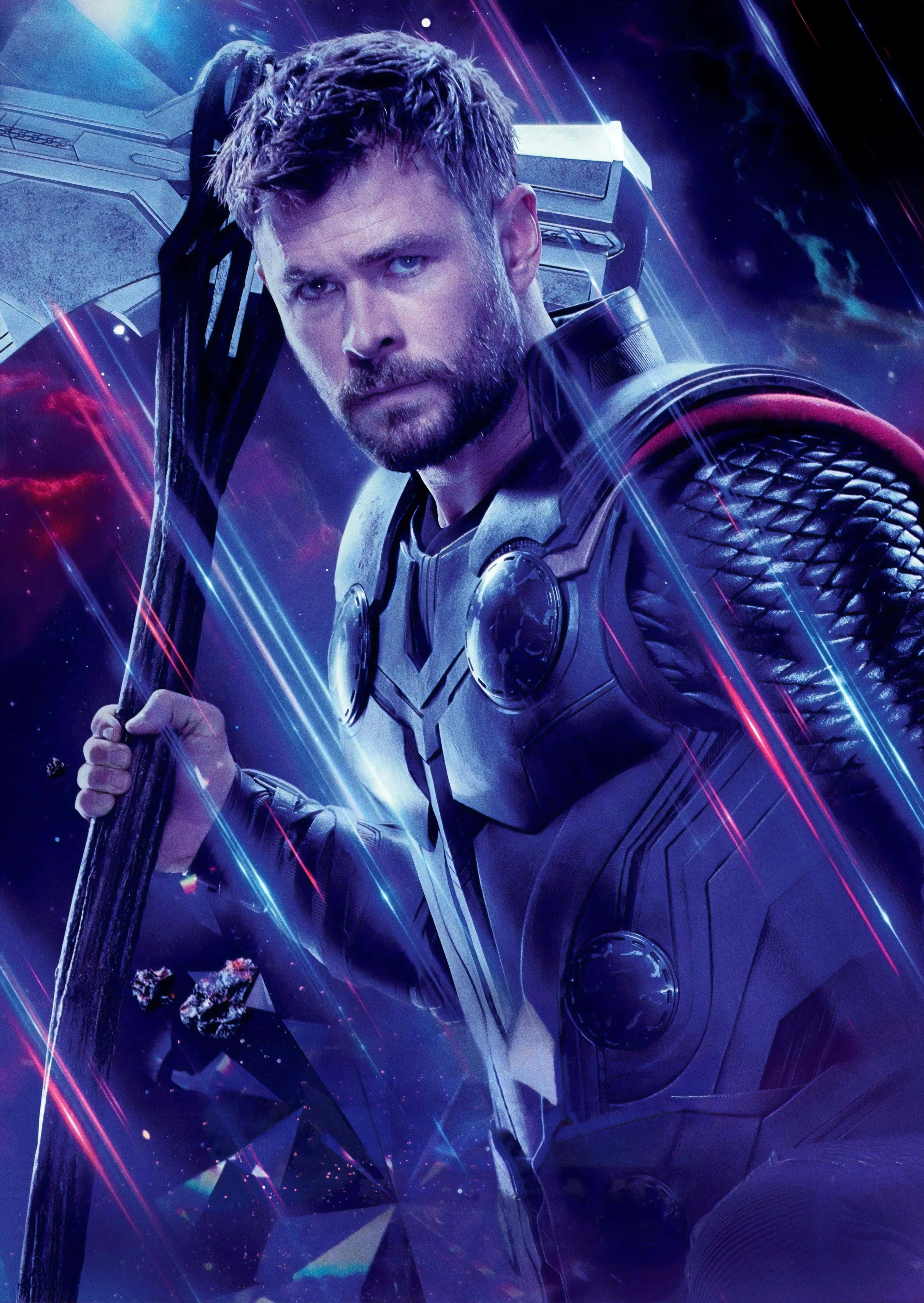 Thor, Mjölnir ile saldırıyor Duvar Kağıdı