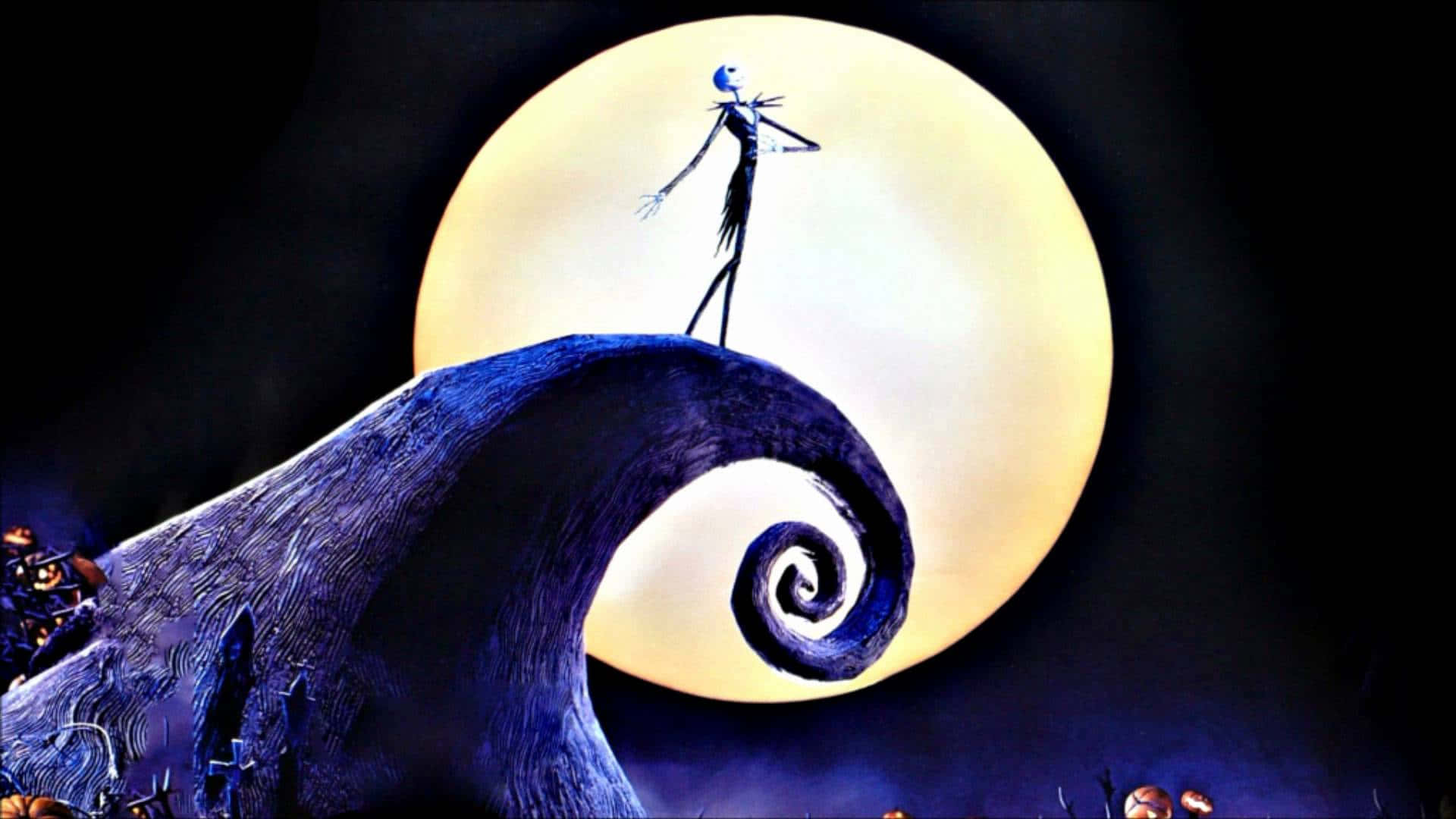 Tim Burton'ın Noel Gecesi Kabusu'nun ürkütücü neşesini kucaklayın! Duvar Kağıdı
