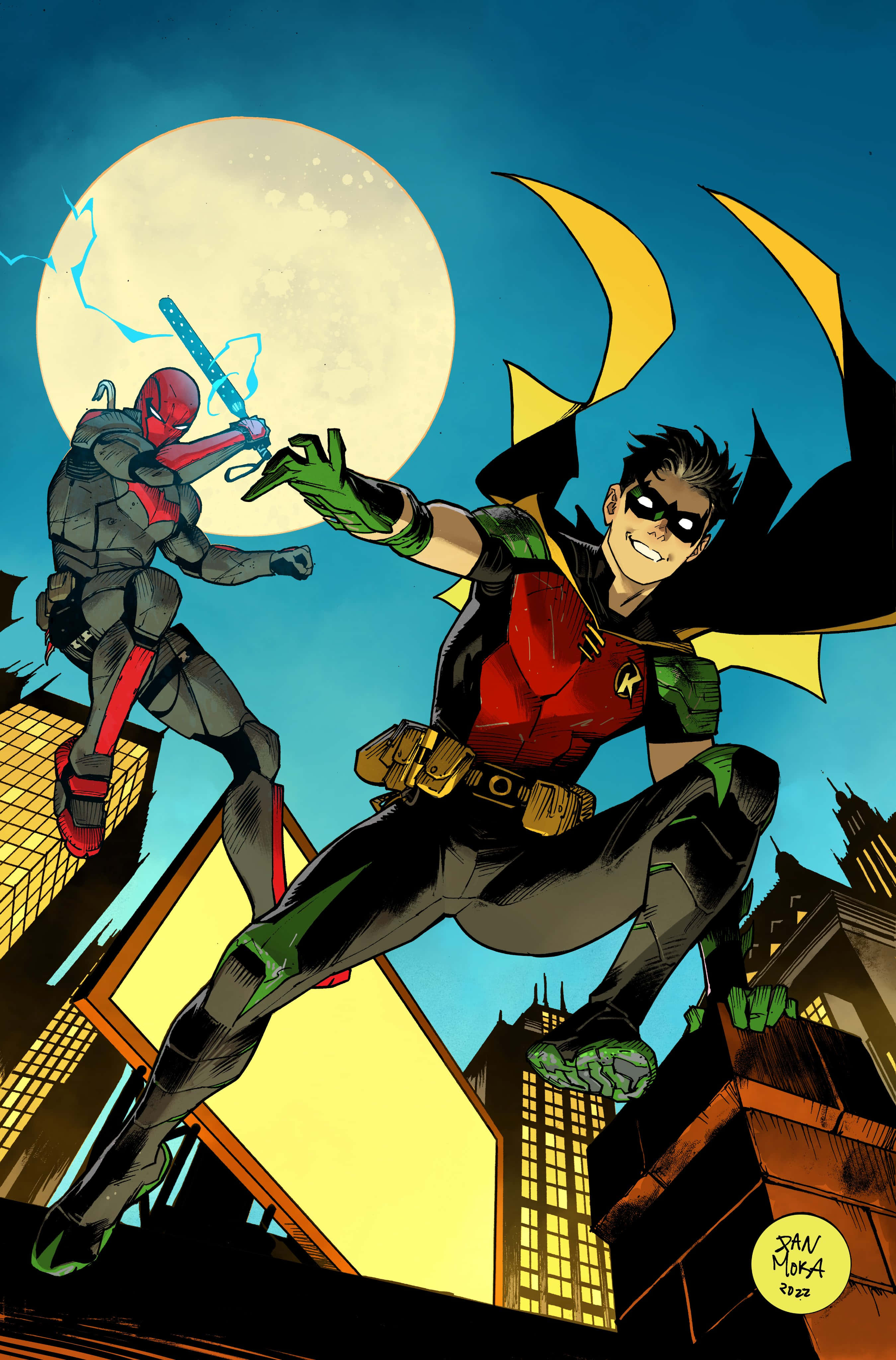 Tim Drake: Aksiyonda Genç Bir Suç Savaşçısı Duvar Kağıdı