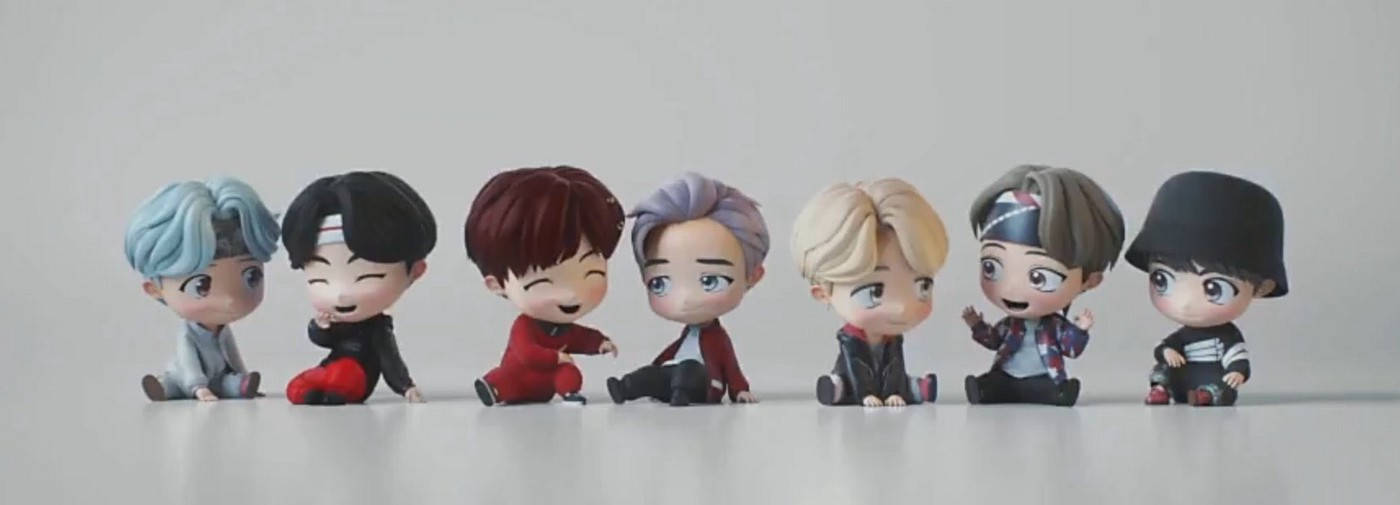 Tiny Tan BTS Bebeklerinin Eğlenceli ve En Tatlı Hallerinin Keyfini Çıkarın! Duvar Kağıdı