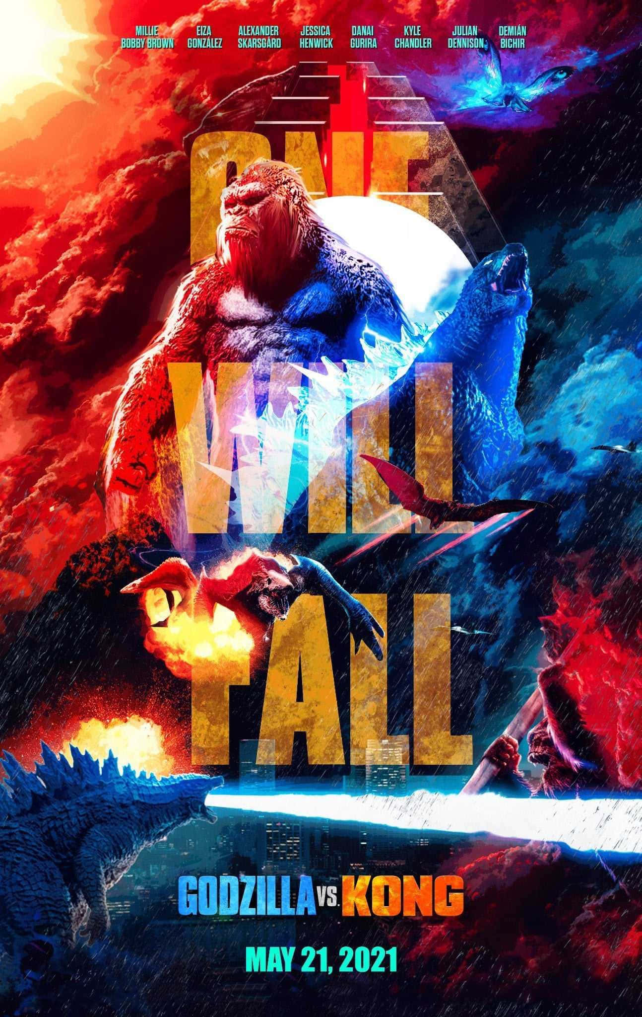 Titanlar Çarpışıyor: Godzilla Vs Kong Duvar Kağıdı