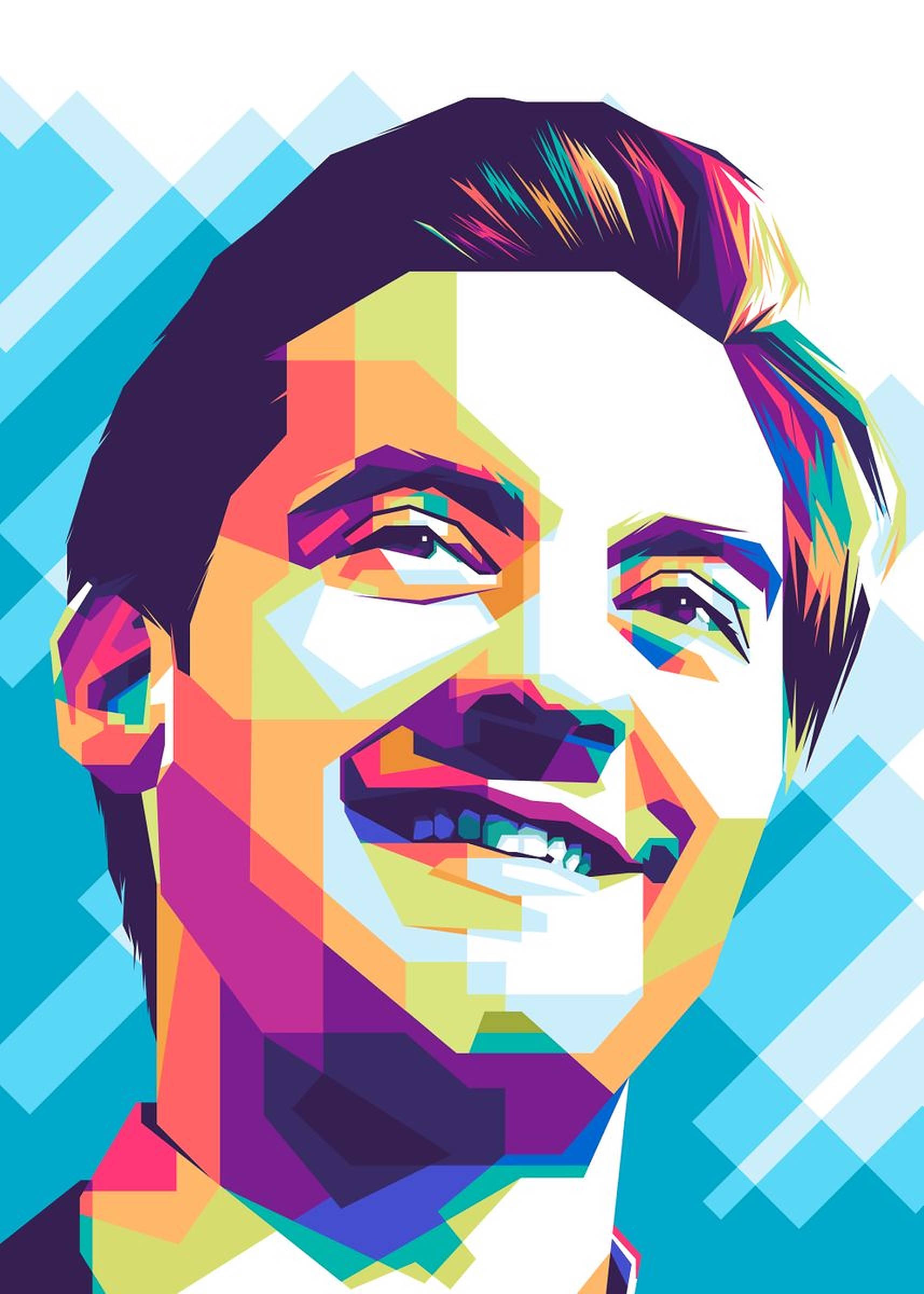 Tobey Maguire Poligon Sanatı Duvar Kağıdı