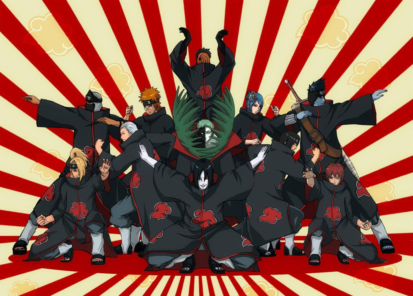 Tobi Naruto Akatsuki Klanı Duvar Kağıdı