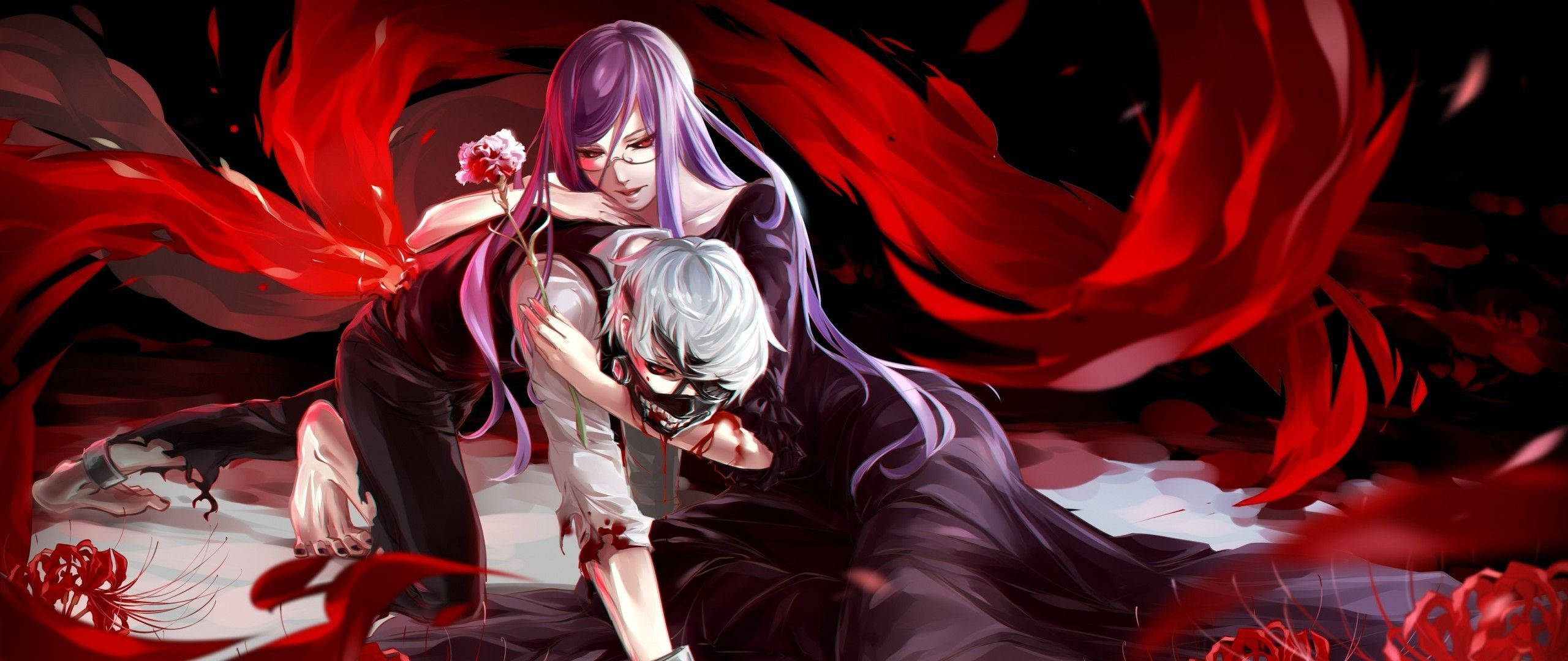 Tokyo Ghoul Karakteri Ken Kaneki Duvar Kağıdı