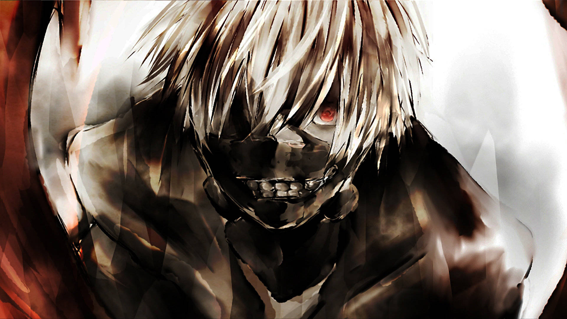 Tokyo Ghoul Karakterleri Ürkütücü Ken Sanatı Duvar Kağıdı