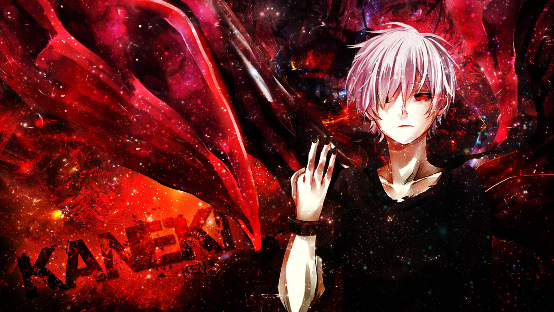 Tokyo Ghoul Karakteri Ken Grafik Duvar Kağıdı