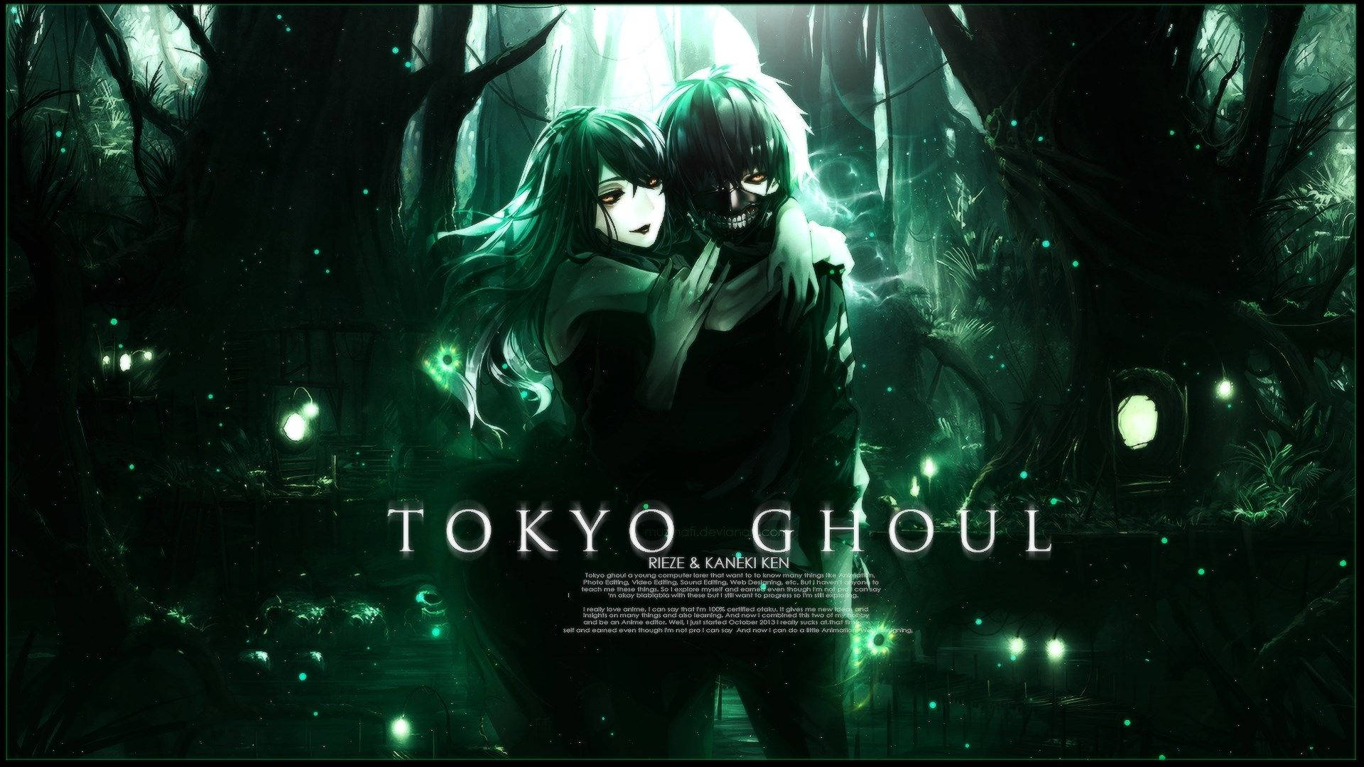 Tokyo Ghoul Karakterleri Ken ve Touka Duvar Kağıdı