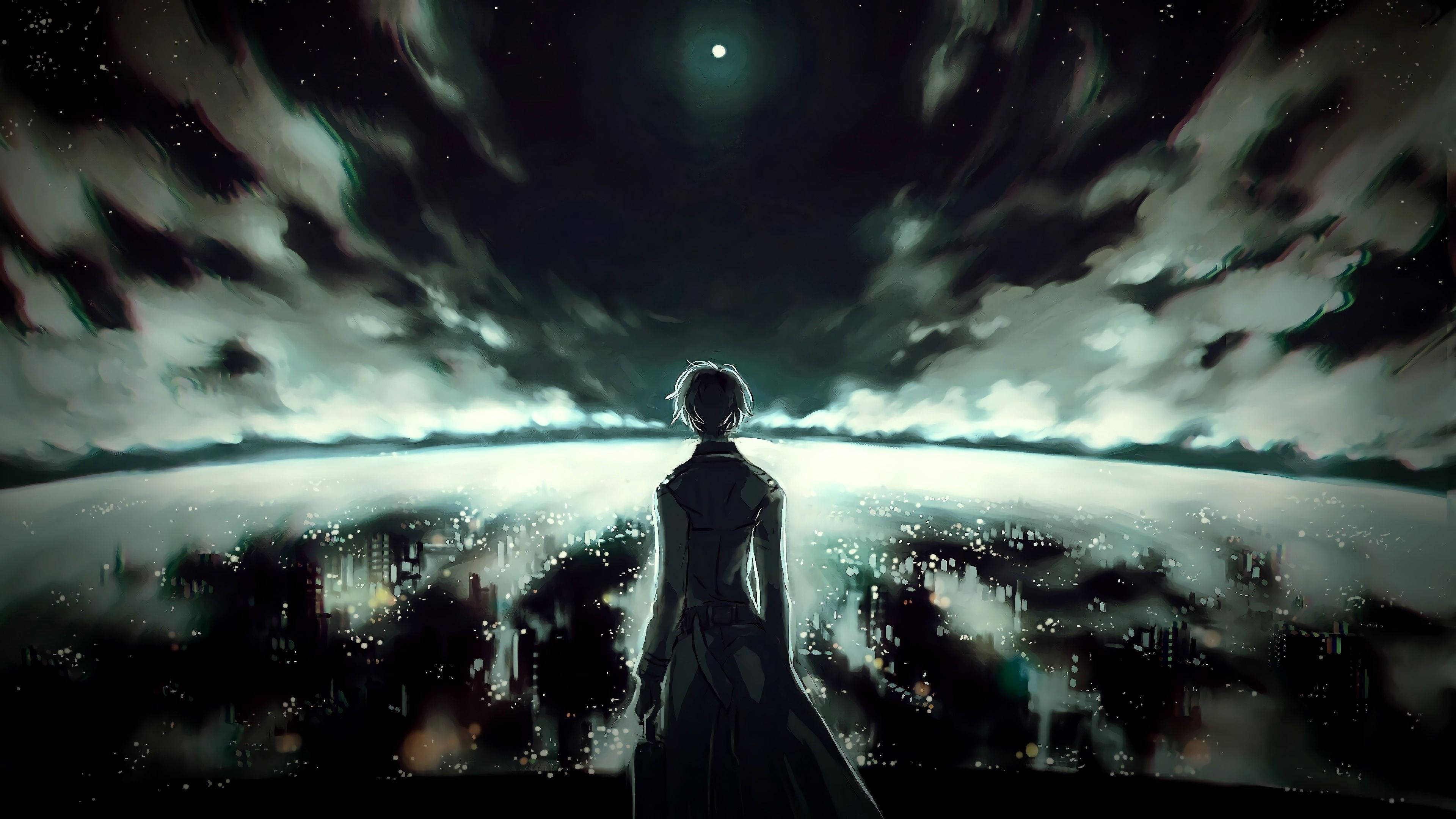 Tokyo Ghoul Karanlık Anime Estetiği Masaüstü Duvar Kağıdı