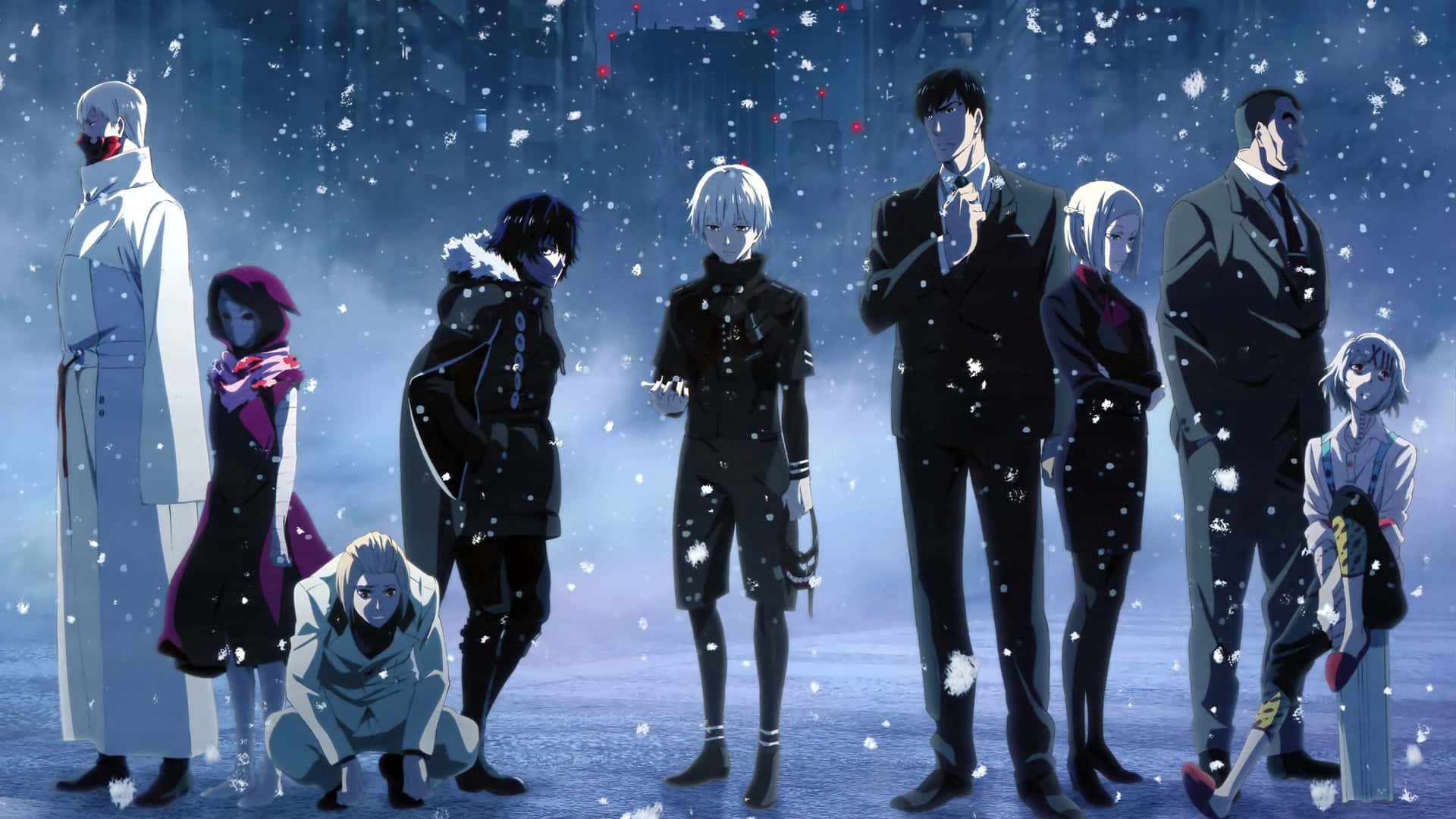 Tokyo Ghoul - Karanlık ve Büyüleyici Bir Dünyaya Adım Atın Duvar Kağıdı