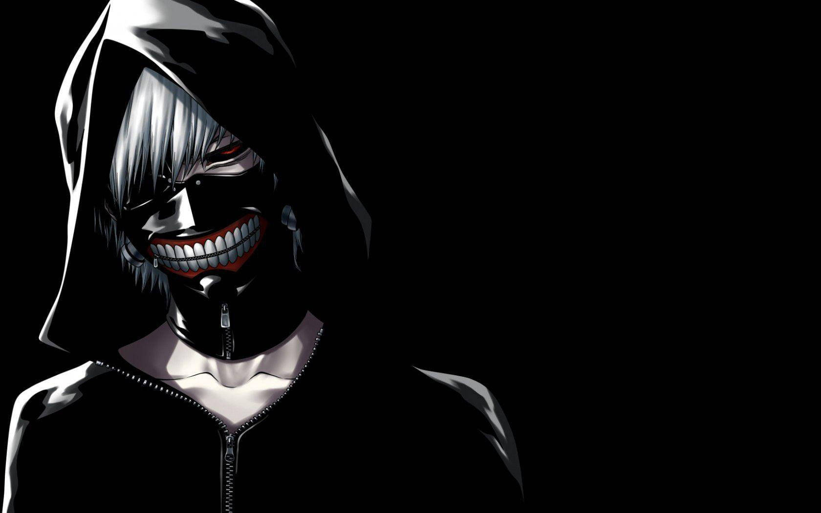 Tokyo Ghoul Ken Kaneki Siyah Beyaz PFP Duvar Kağıdı