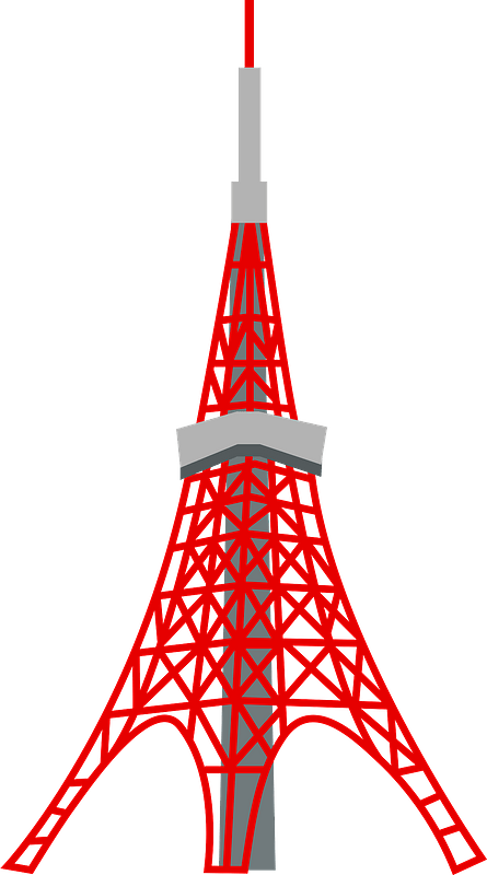 Tokyo Kulesi Simgesel Yapı Duvar Kağıdı