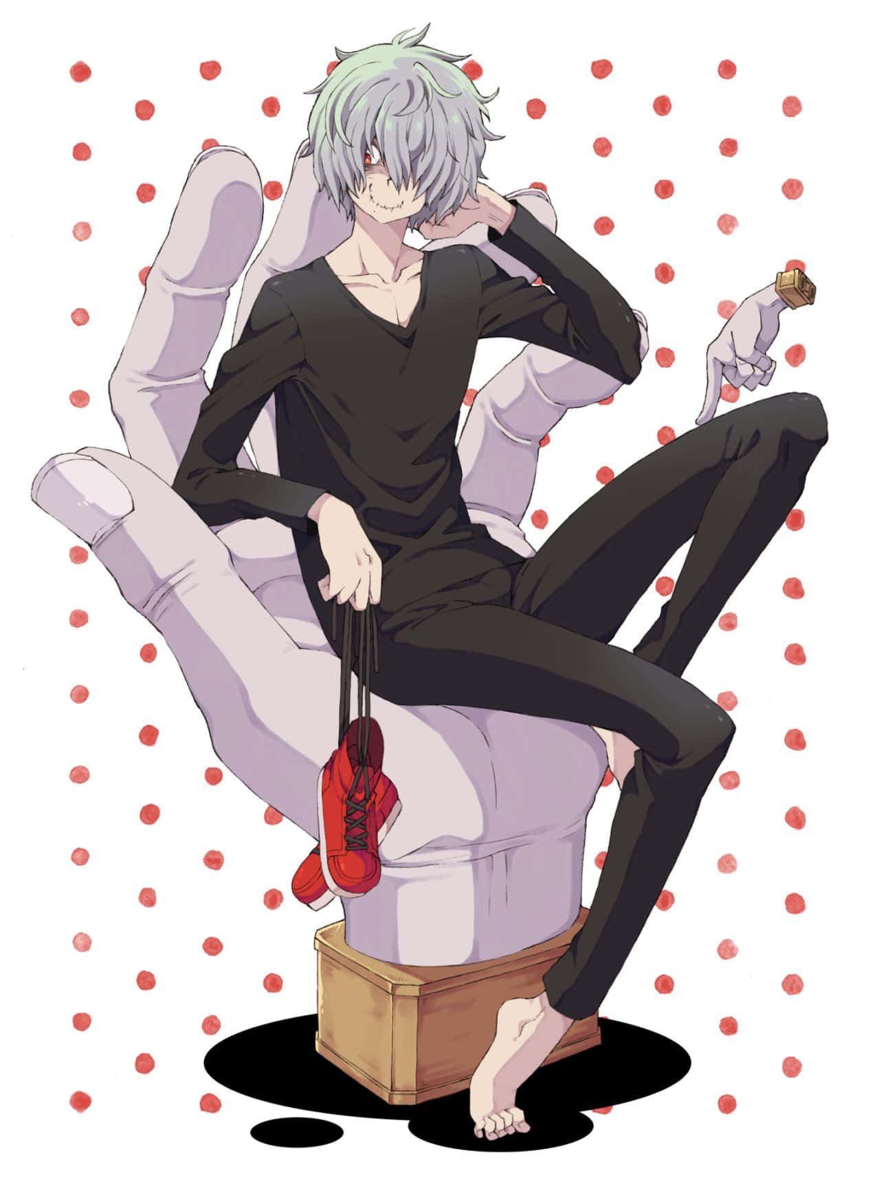 Tomura Shigaraki, anime kötü karakteri Duvar Kağıdı
