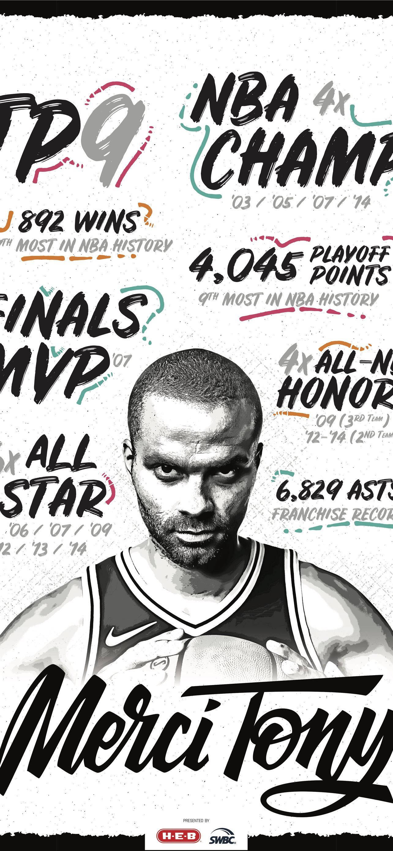 Tony Parker Basketbol İstatistikleri Duvar Kağıdı