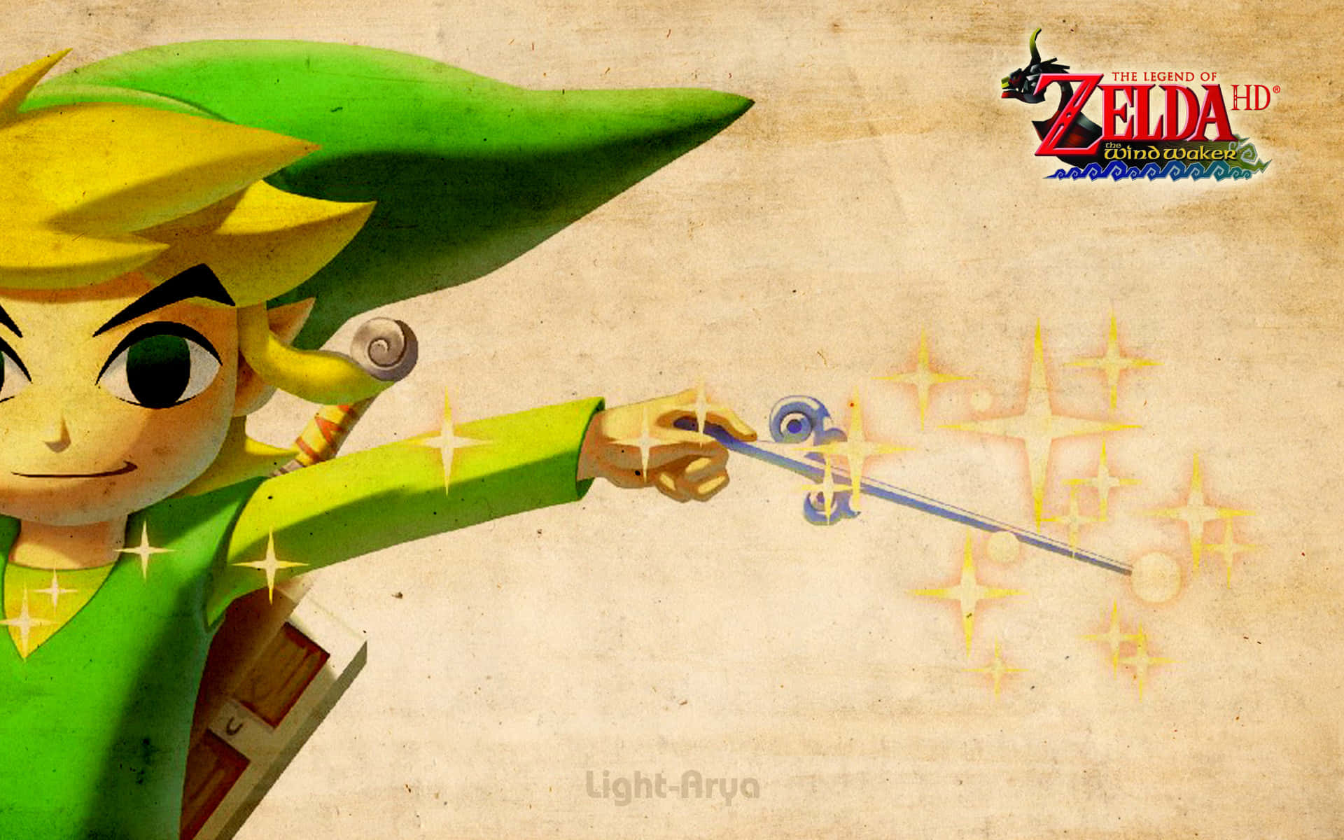 Toon Link Cesurca Harekete Geçiyor Duvar Kağıdı