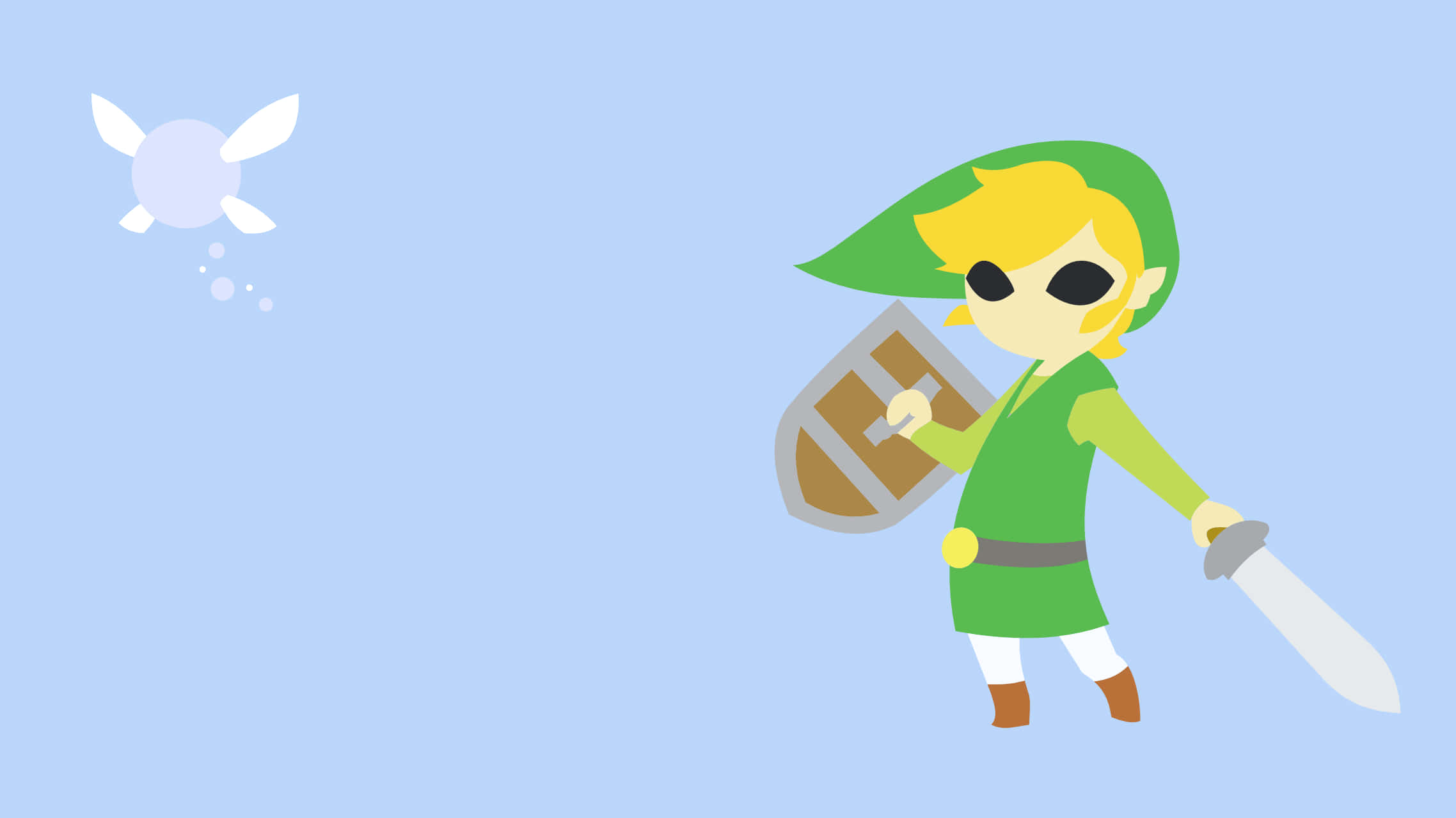 Toon Link Vektör Sanatı Duvar Kağıdı