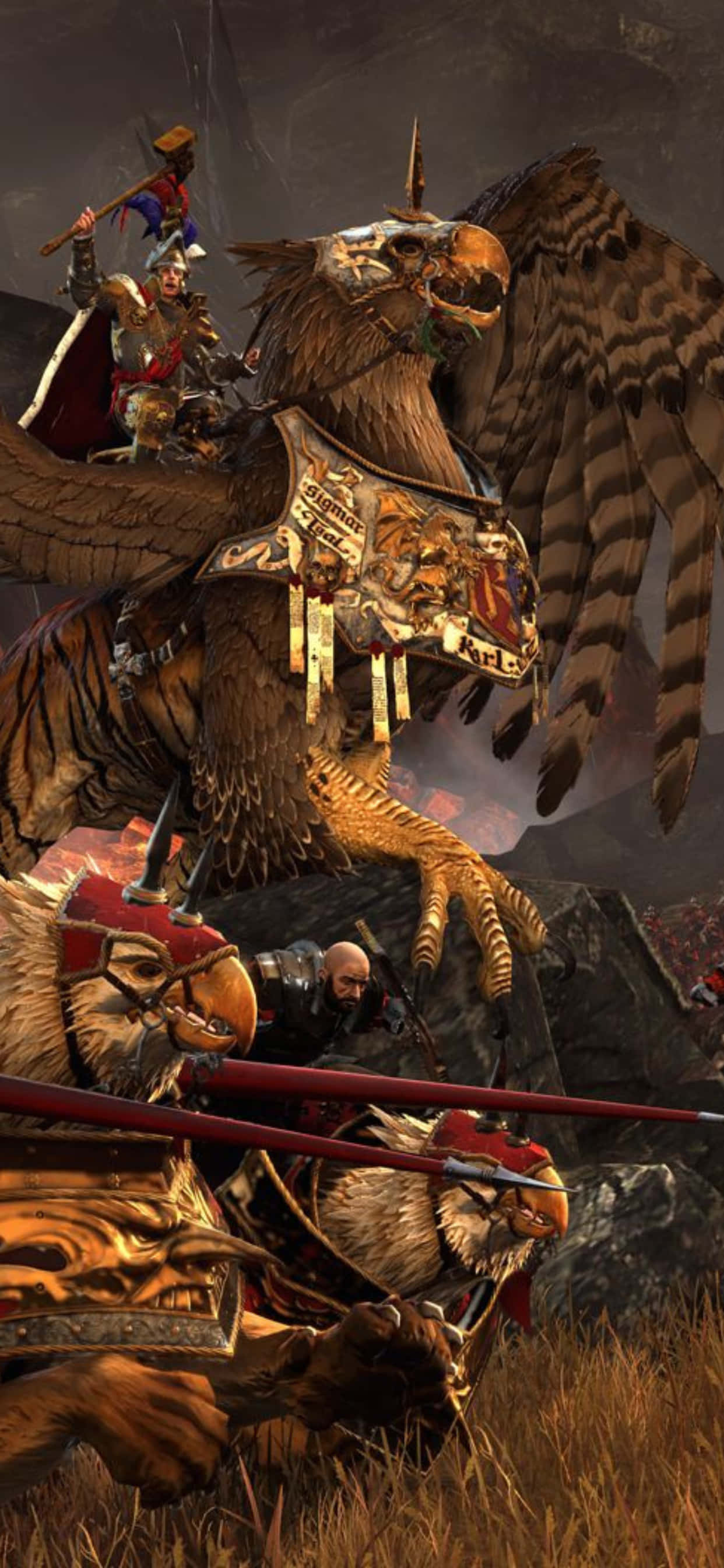 Total War Attila'da Antik İmparatorlukların Dünyasını iPhone Xs Max ile Keşfedin Duvar Kağıdı