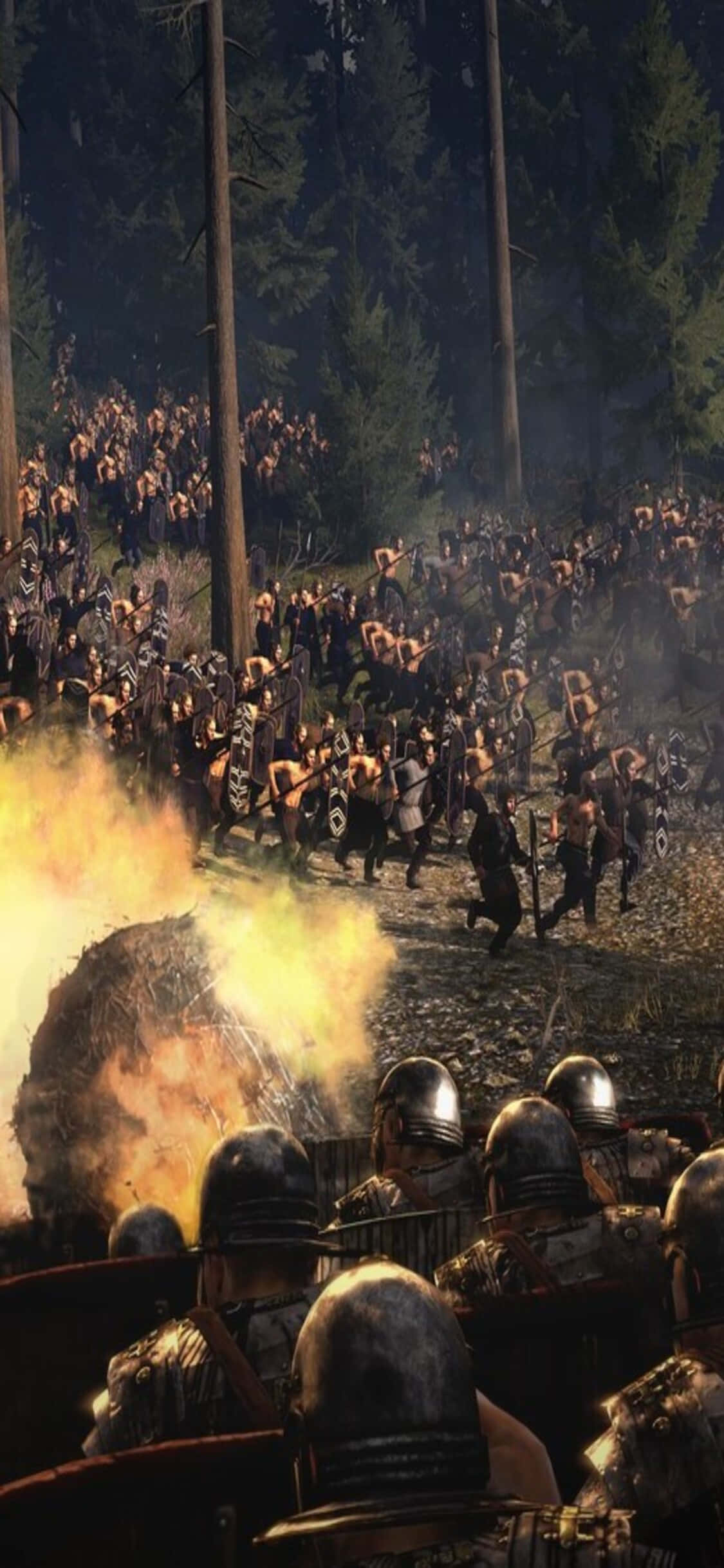 Total War: Rome II'nin Heyecanını iPhone XS'te Yaşayın Duvar Kağıdı
